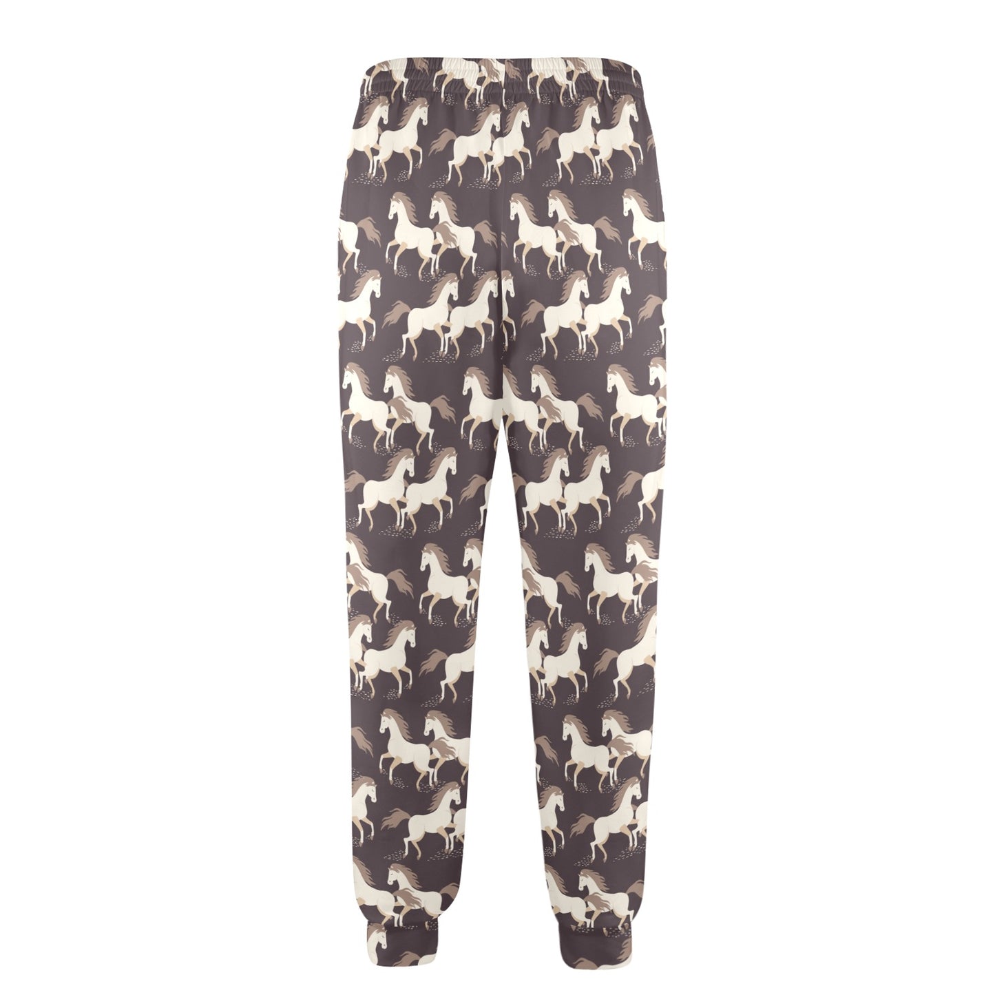 Horse Print Design LKS304 Men's Casual Track Pants