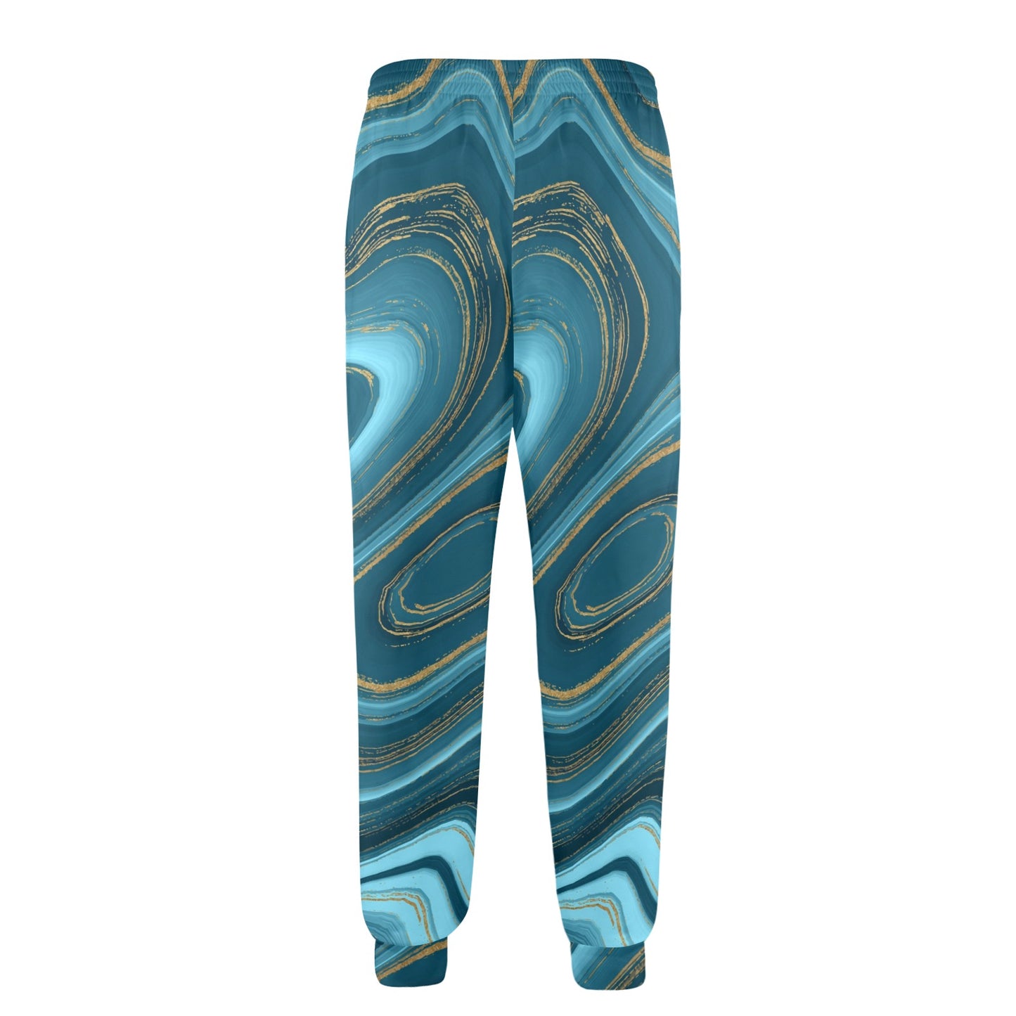 Liquid Pattern Print Design 04 Men's Casual Track Pants