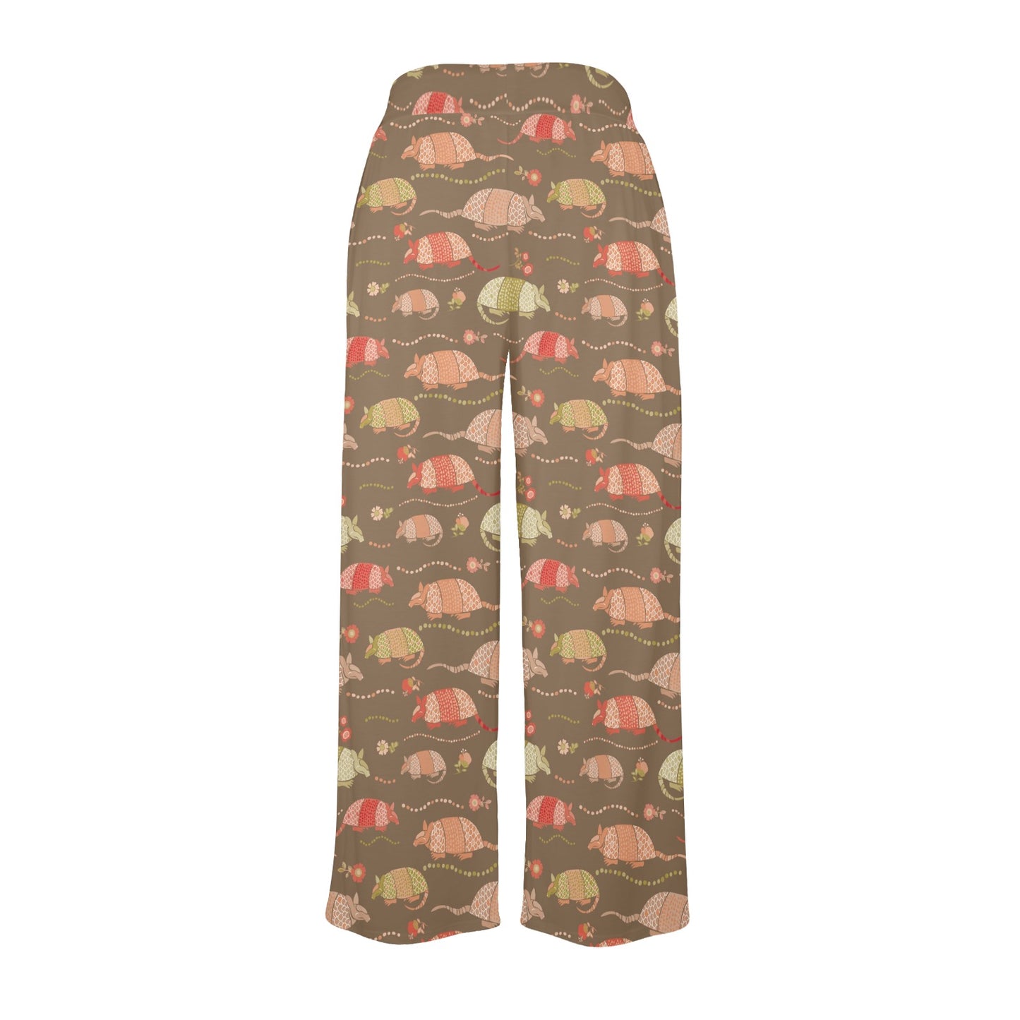 Armadillo Pattern Print Design 04 Women's Wide Leg Lounge Pants