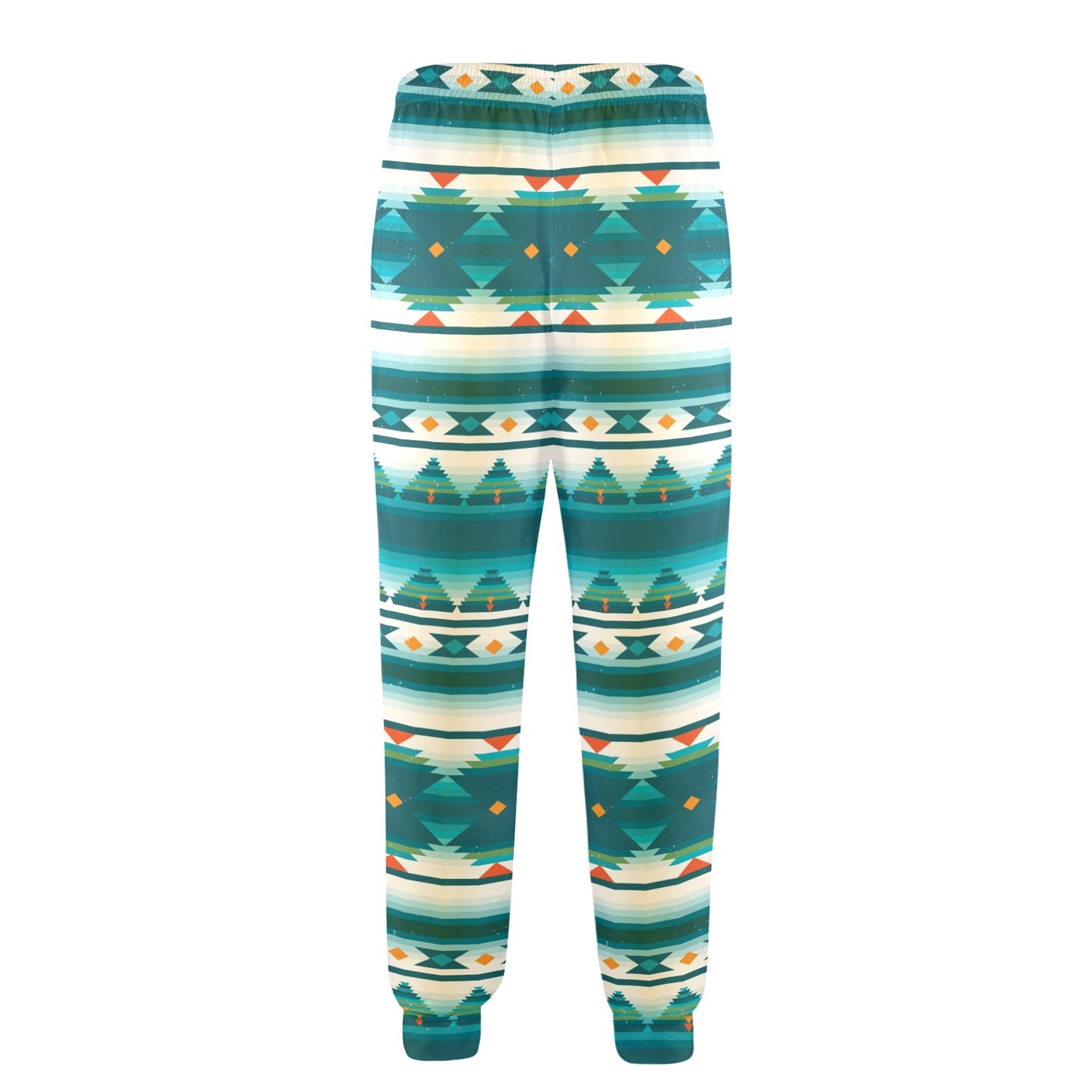 Blue Tribal Aztec Men's Casual Track Pants