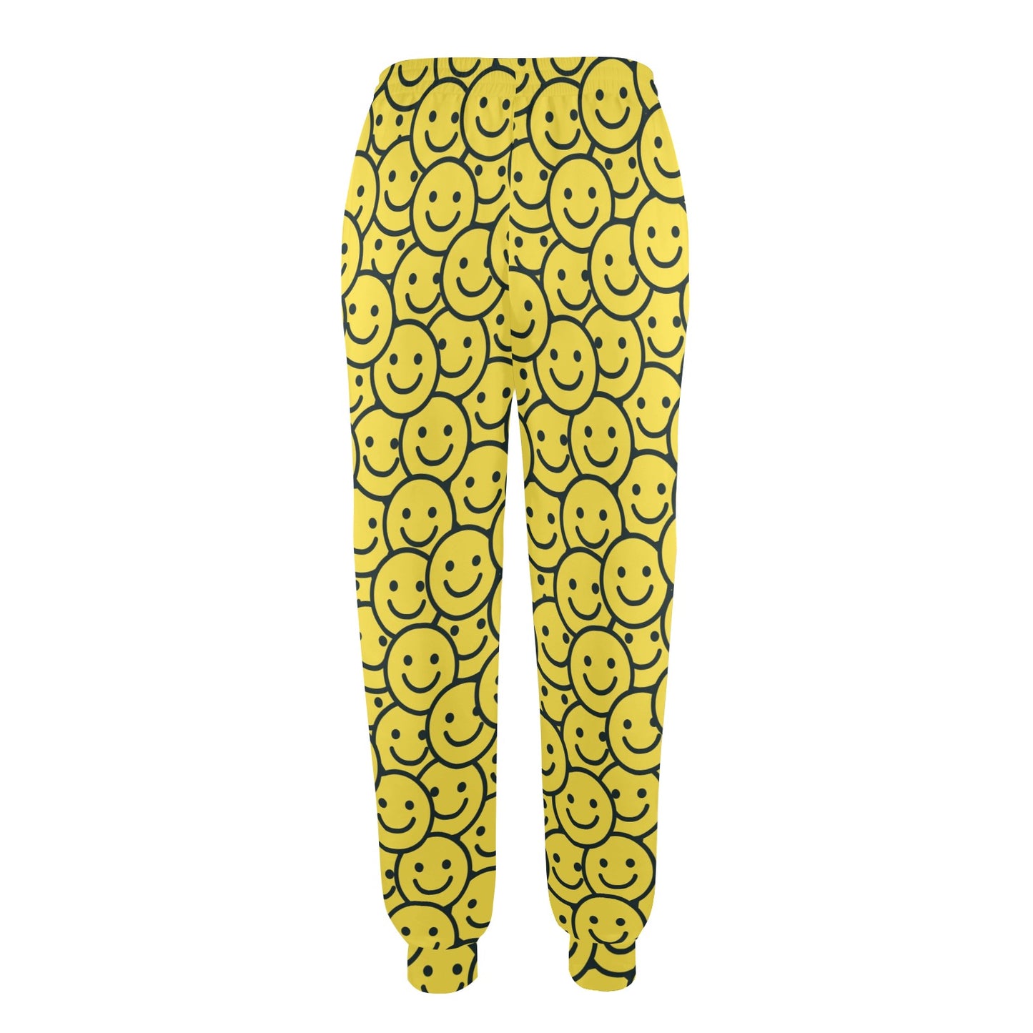 Smiley Face Emoji Print Design LKS302 Women's Casual Track Pants