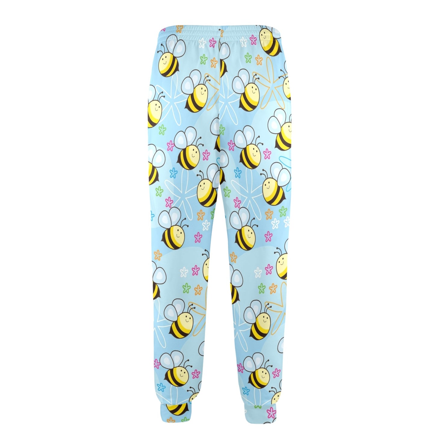 Bee Pattern Print Design BEE03 Men's Casual Track Pants