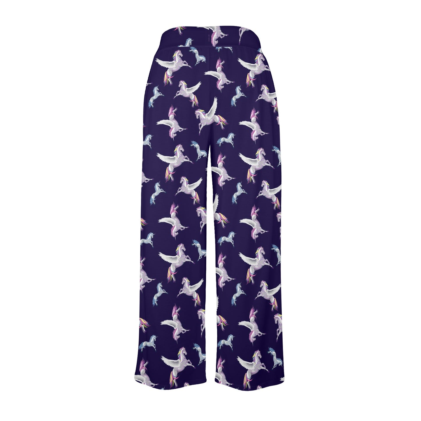 Pegasus Pattern Print Design 02 Women's Wide Leg Lounge Pants