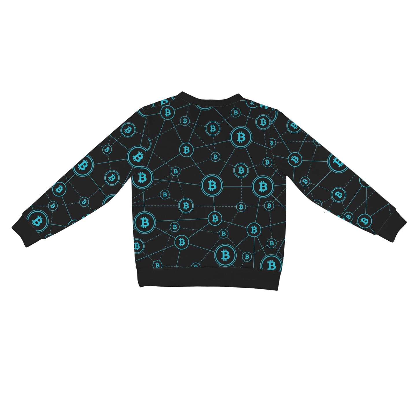 Cryptocurrency Pattern Print Design 01 Women's Cardigan