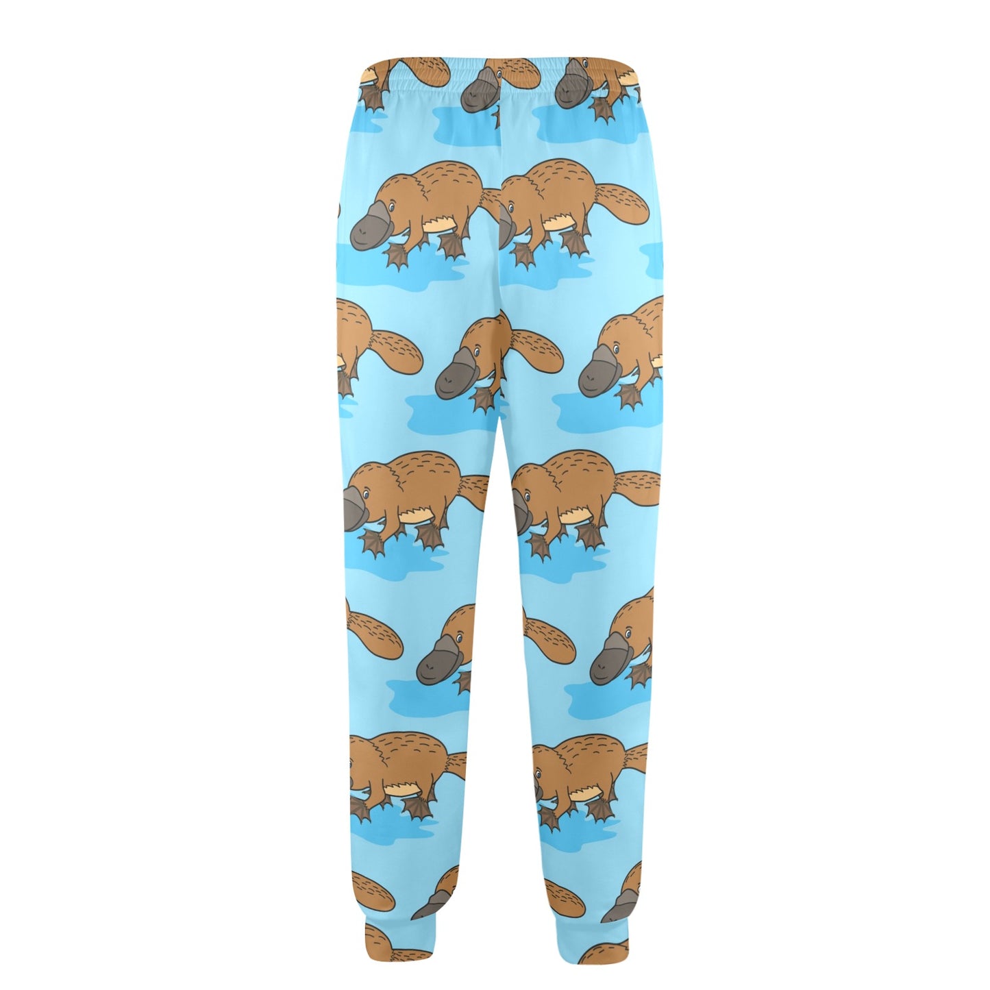 Platypus Pattern Print Design A02 Men's Casual Track Pants