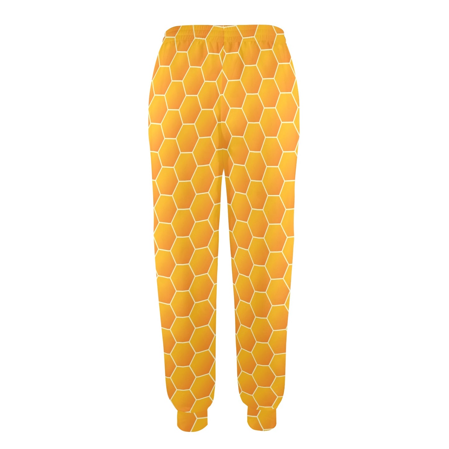 Honey Bee Honeycomb Print Design LKS3011 Women's Casual Track Pants