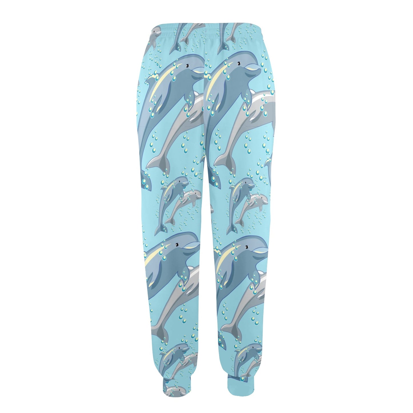 Dolphin Print Pattern Women's Casual Track Pants