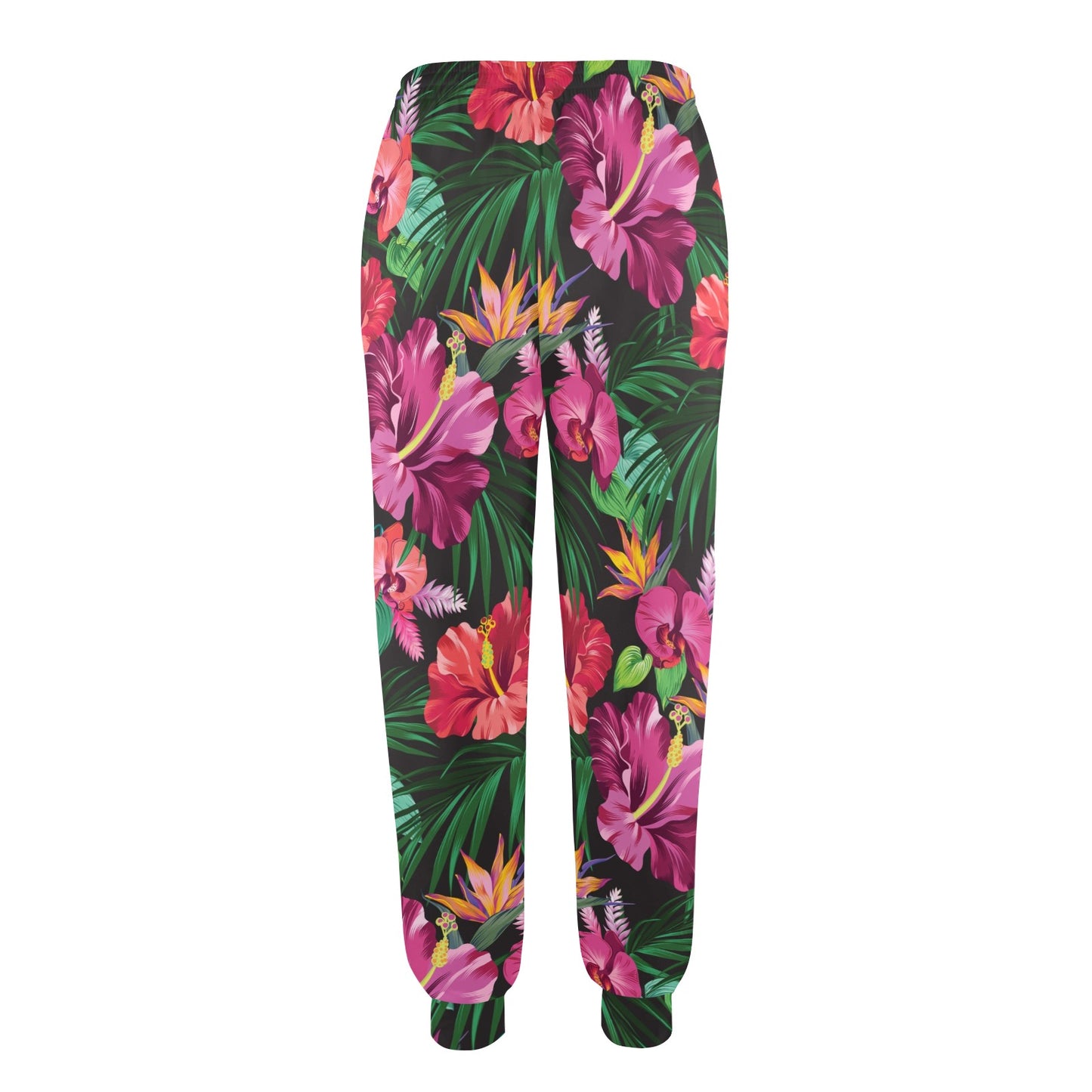 Hibiscus Hawaiian Design Print Pattern Women's Casual Track Pants