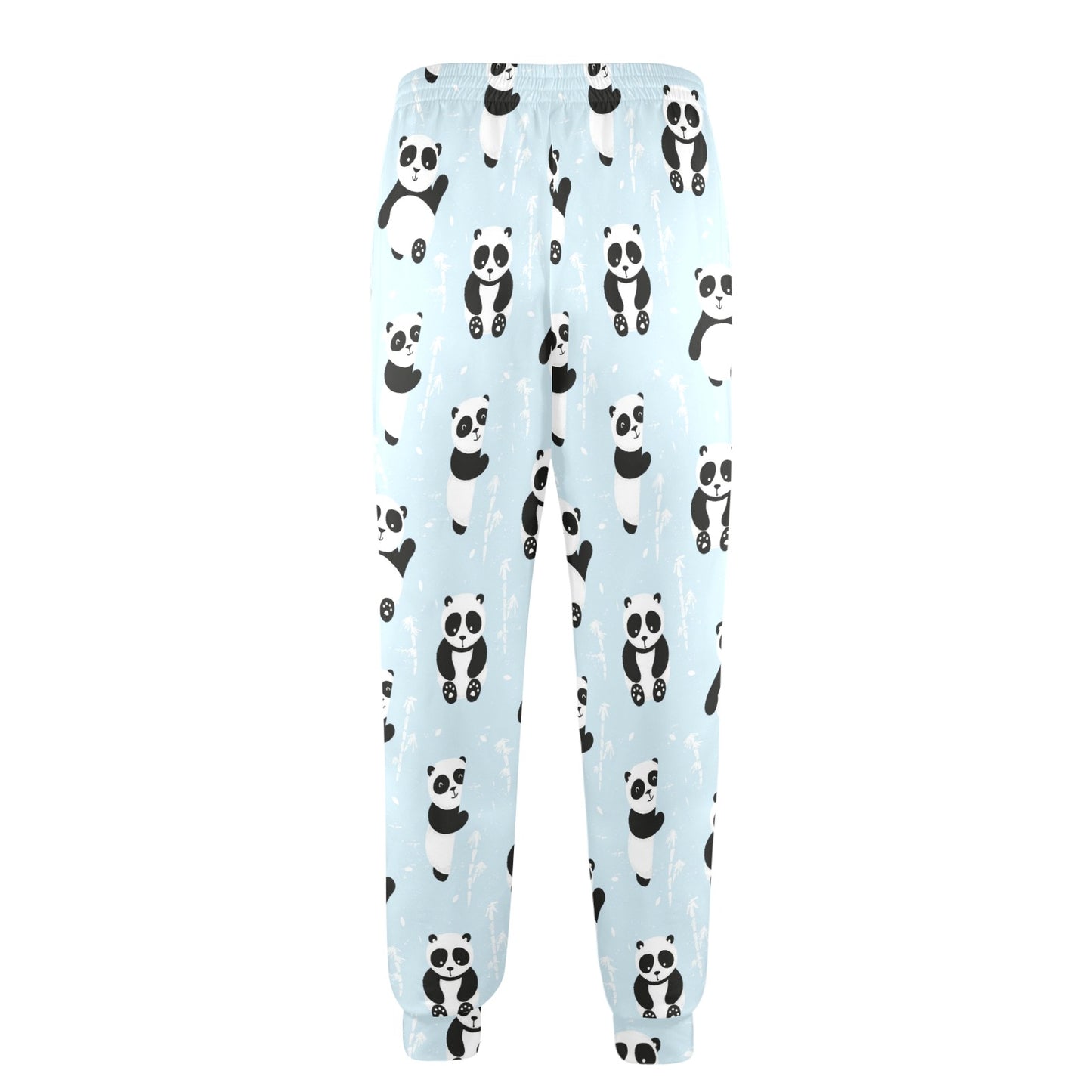 Panda Pattern Print Design A01 Men's Casual Track Pants