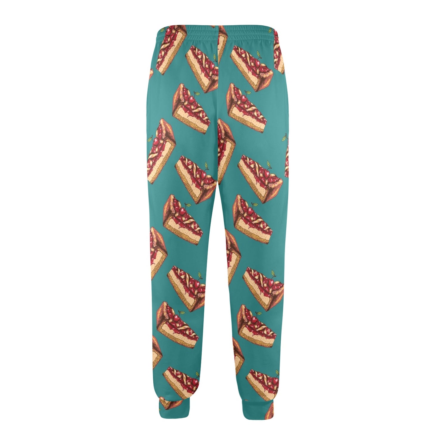 Cheesecake Cherry Pattern Print Design CK03 Men's Casual Track Pants