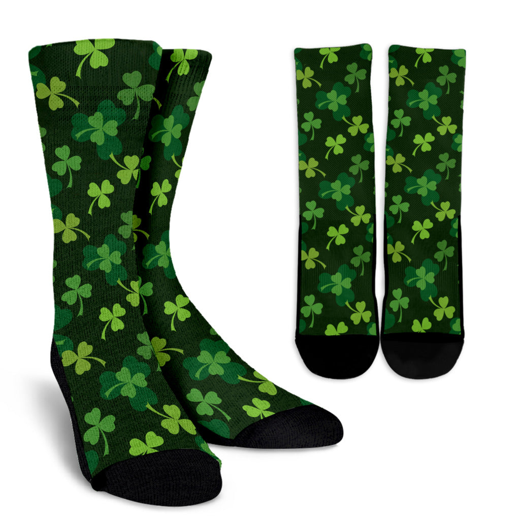 Irish Pattern Print Design 03 Crew Socks