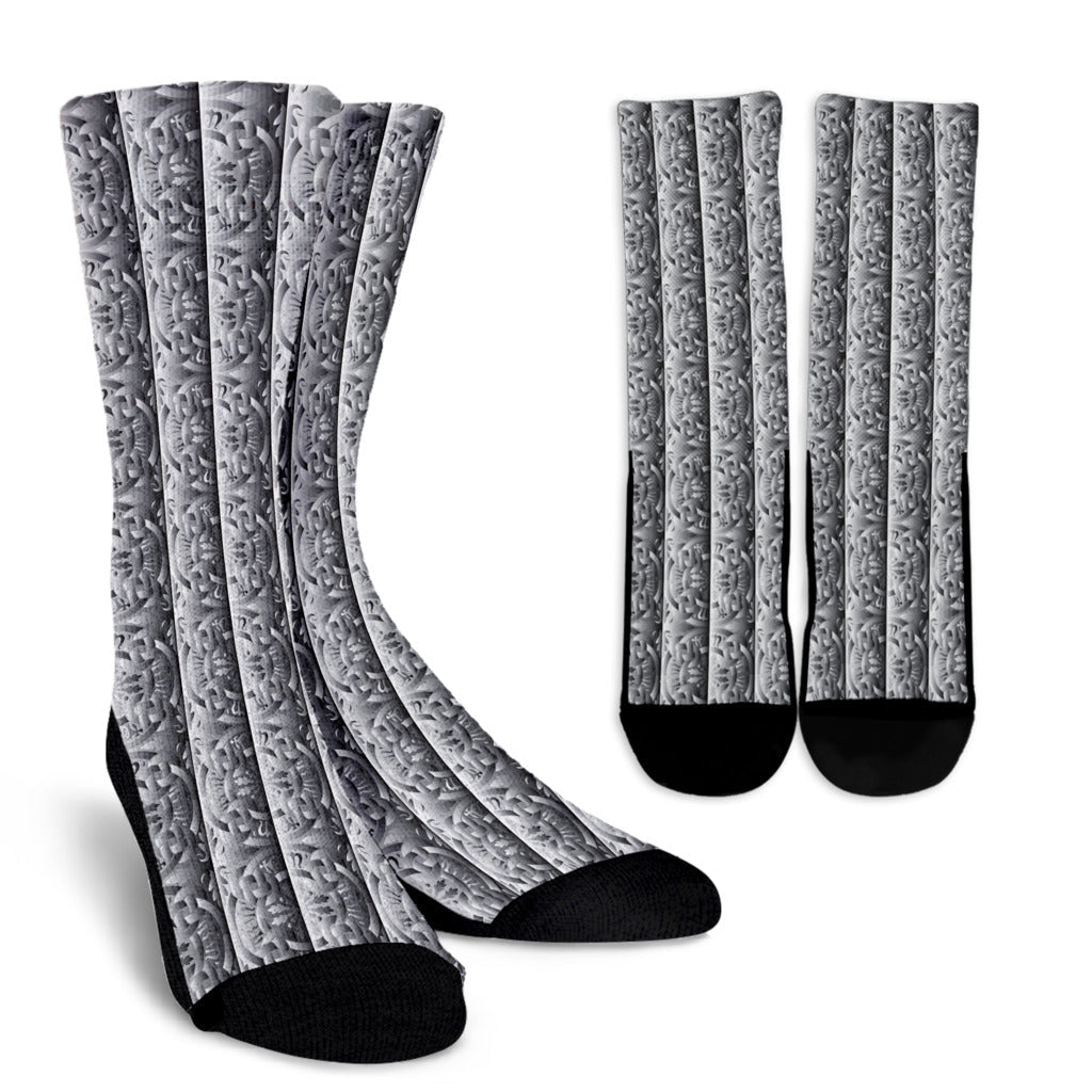 Celtic Pattern Print Design 03 Crew Socks