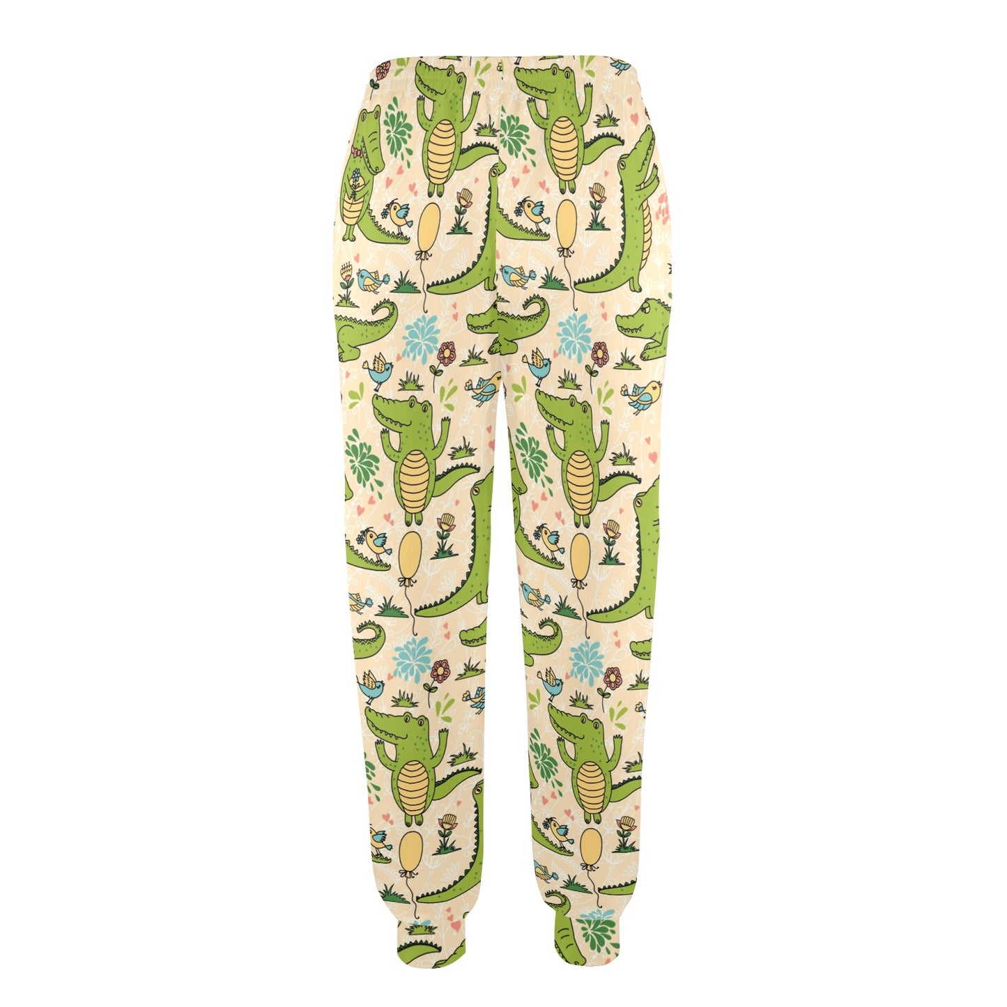 Alligator Pattern Print Design 01 Women's Casual Track Pants
