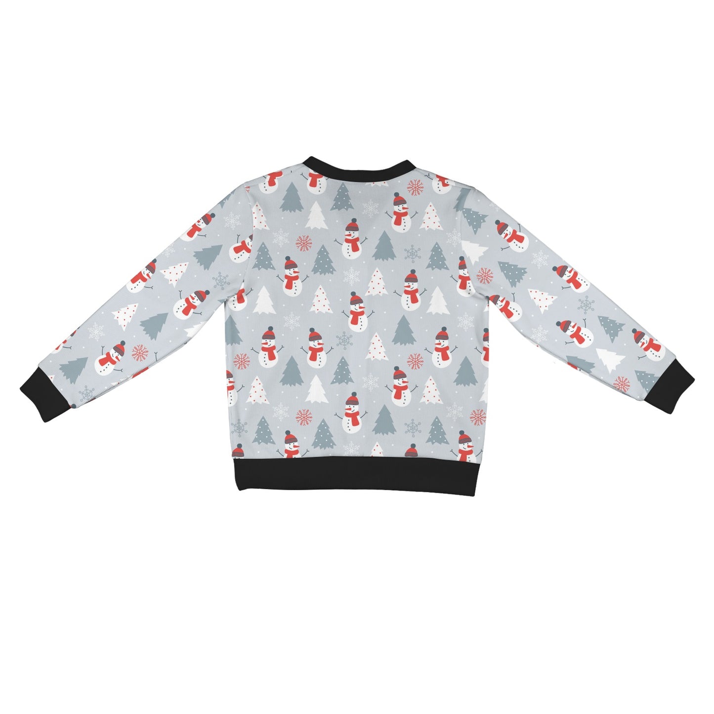 Snowman Print Design LKS302 Women's Cardigan