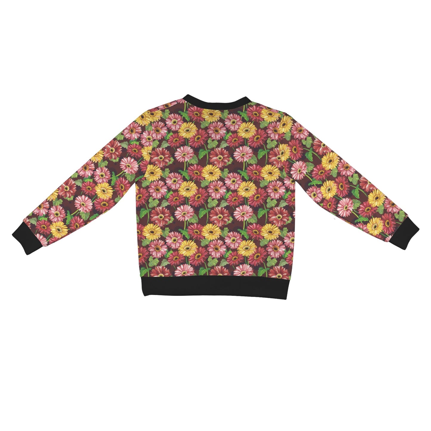 Daisy Gerbera Print Pattern Women's Cardigan