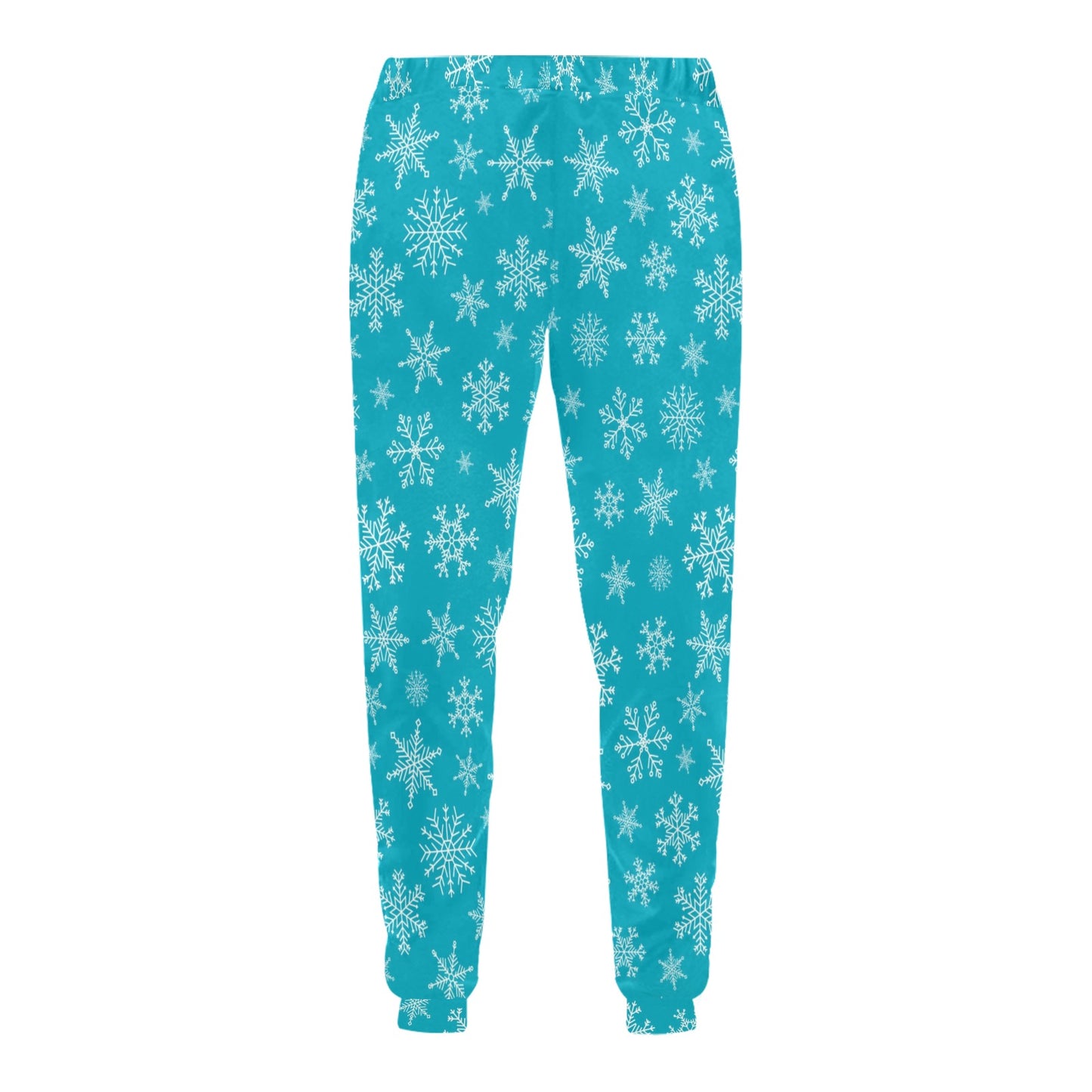 Snowflake Print Design LKS304 Men's Sweatpants