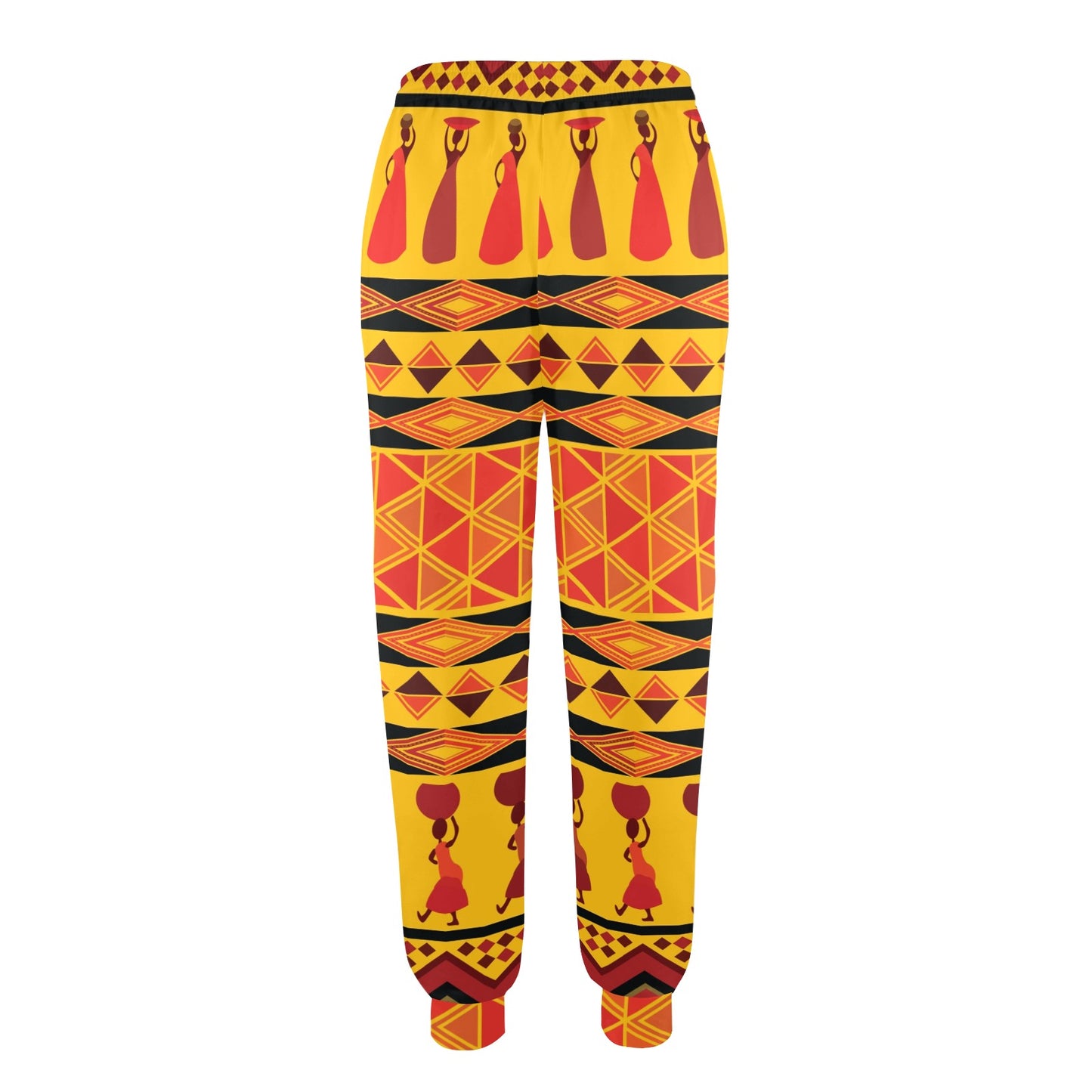 African Pattern Print Design 01 Women's Casual Track Pants