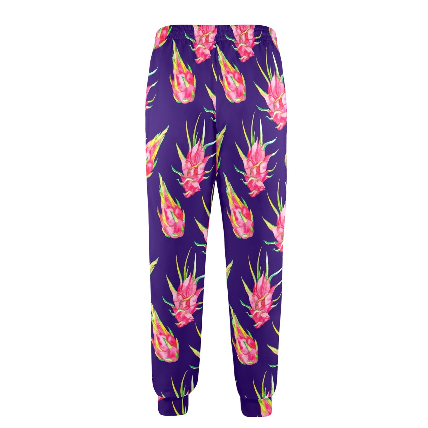 Dragonfruit Pattern Print Design DF02 Men's Casual Track Pants