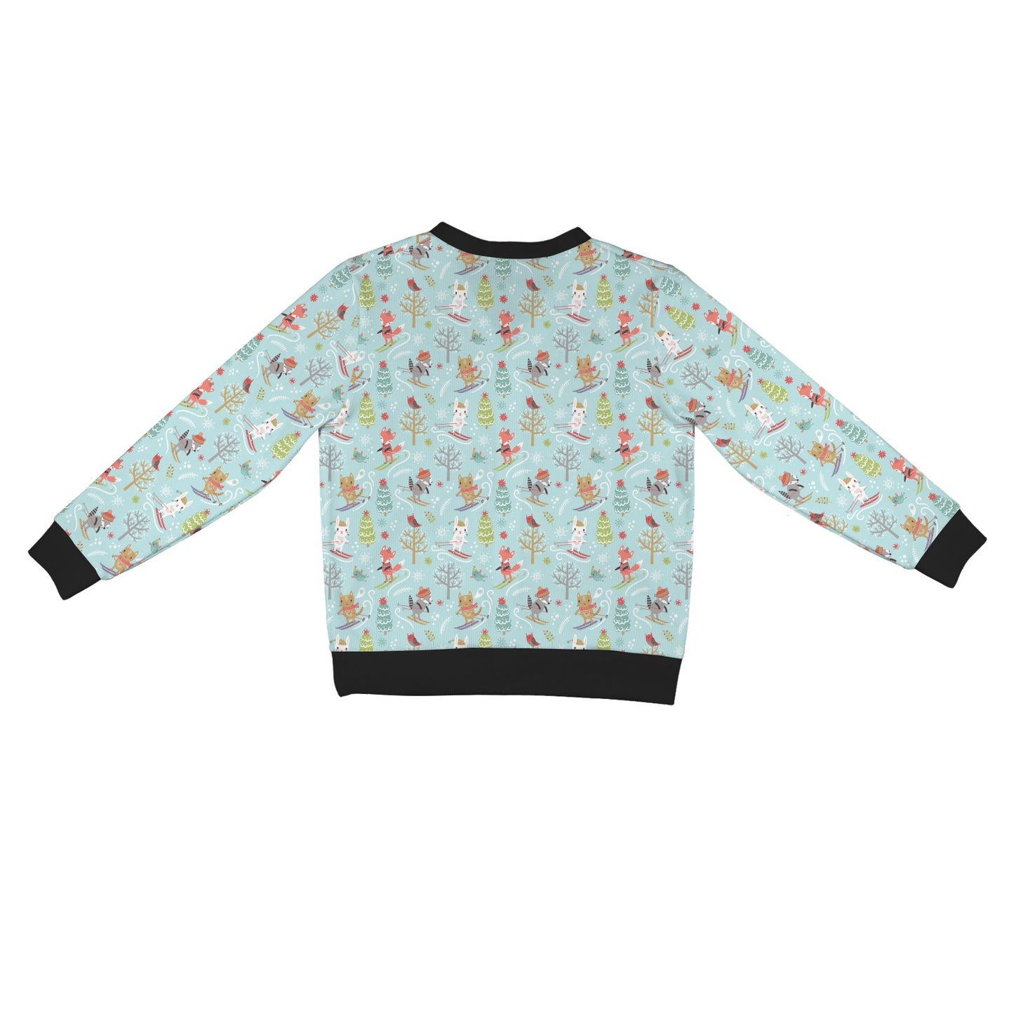 Ski Fox Cute Print Design LKS303 Women's Cardigan