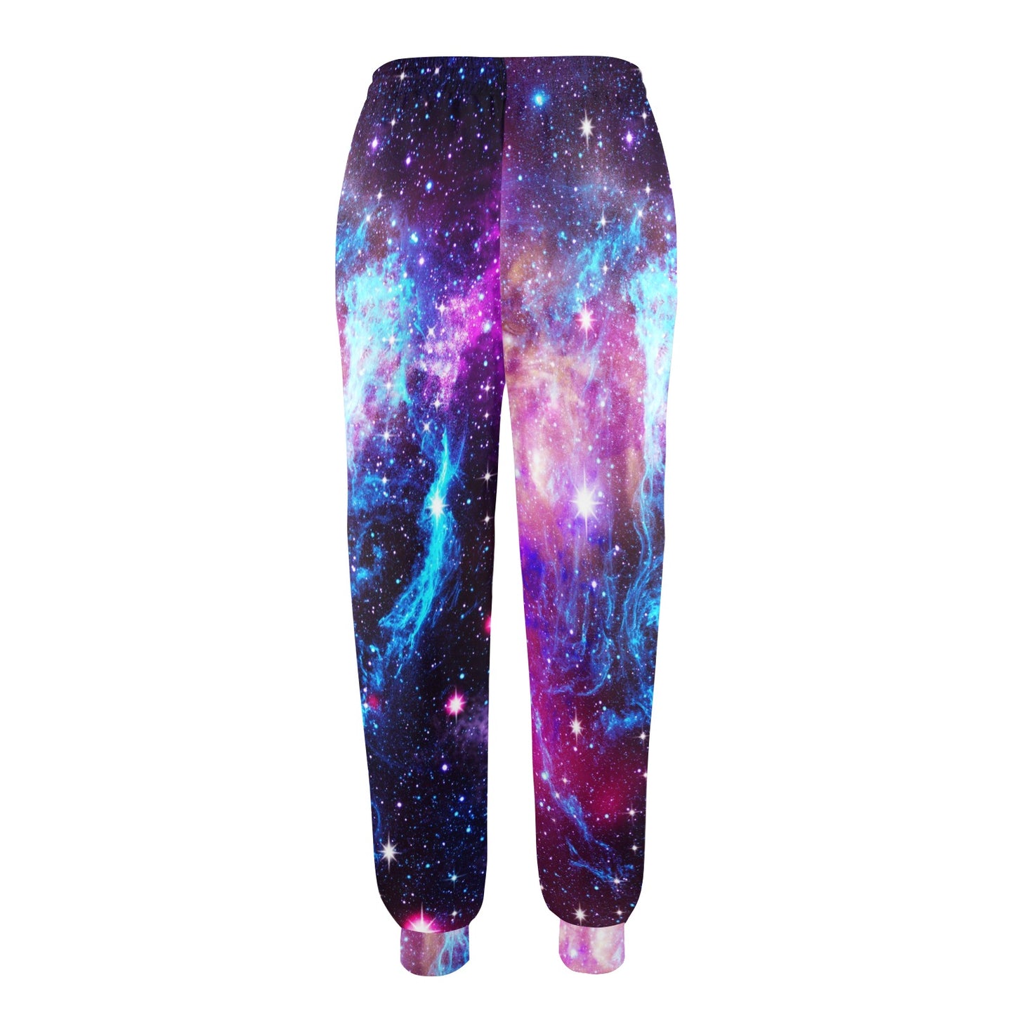 Galaxy Night Purple Space Print Women's Casual Track Pants