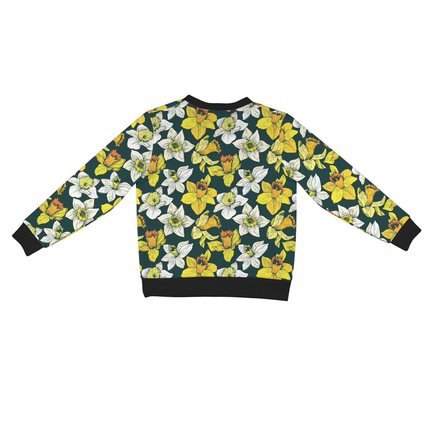 Daffodils Pattern Print Design DF02 Women's Cardigan