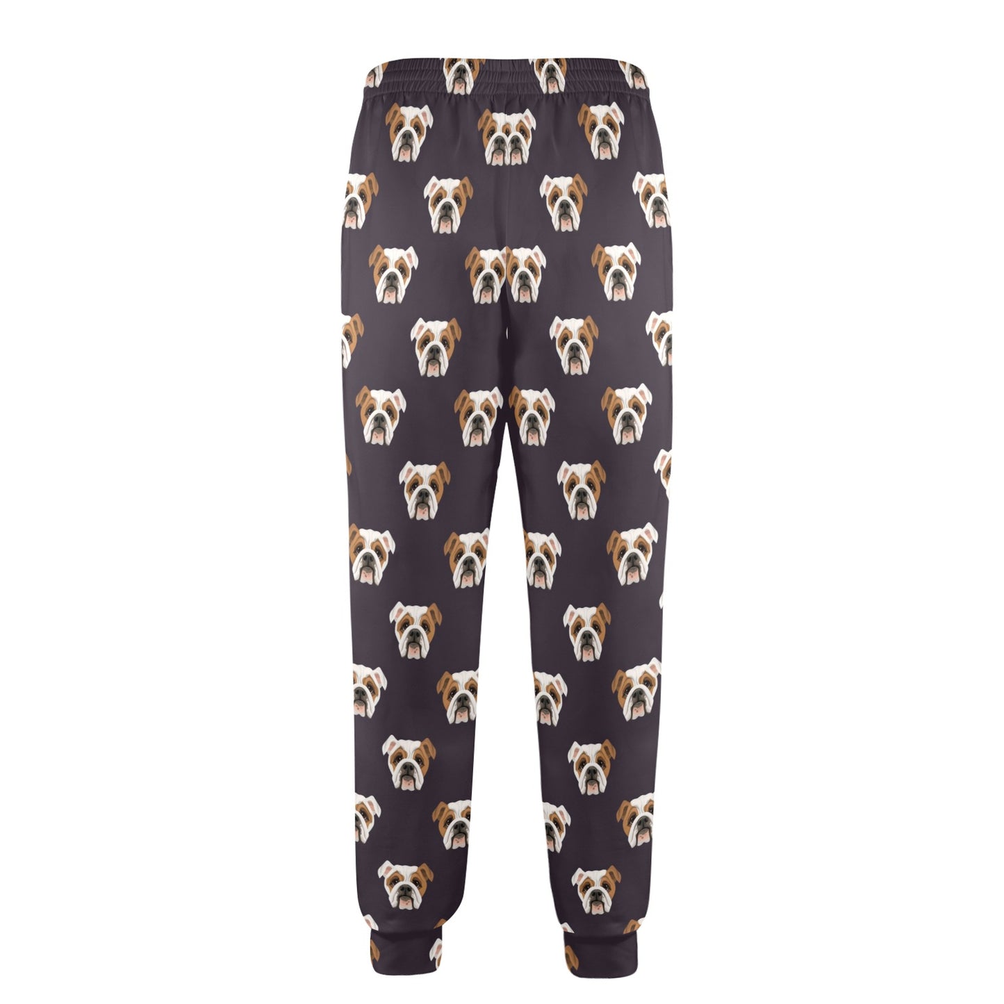 Bulldogs Pattern Print Design 03 Men's Casual Track Pants