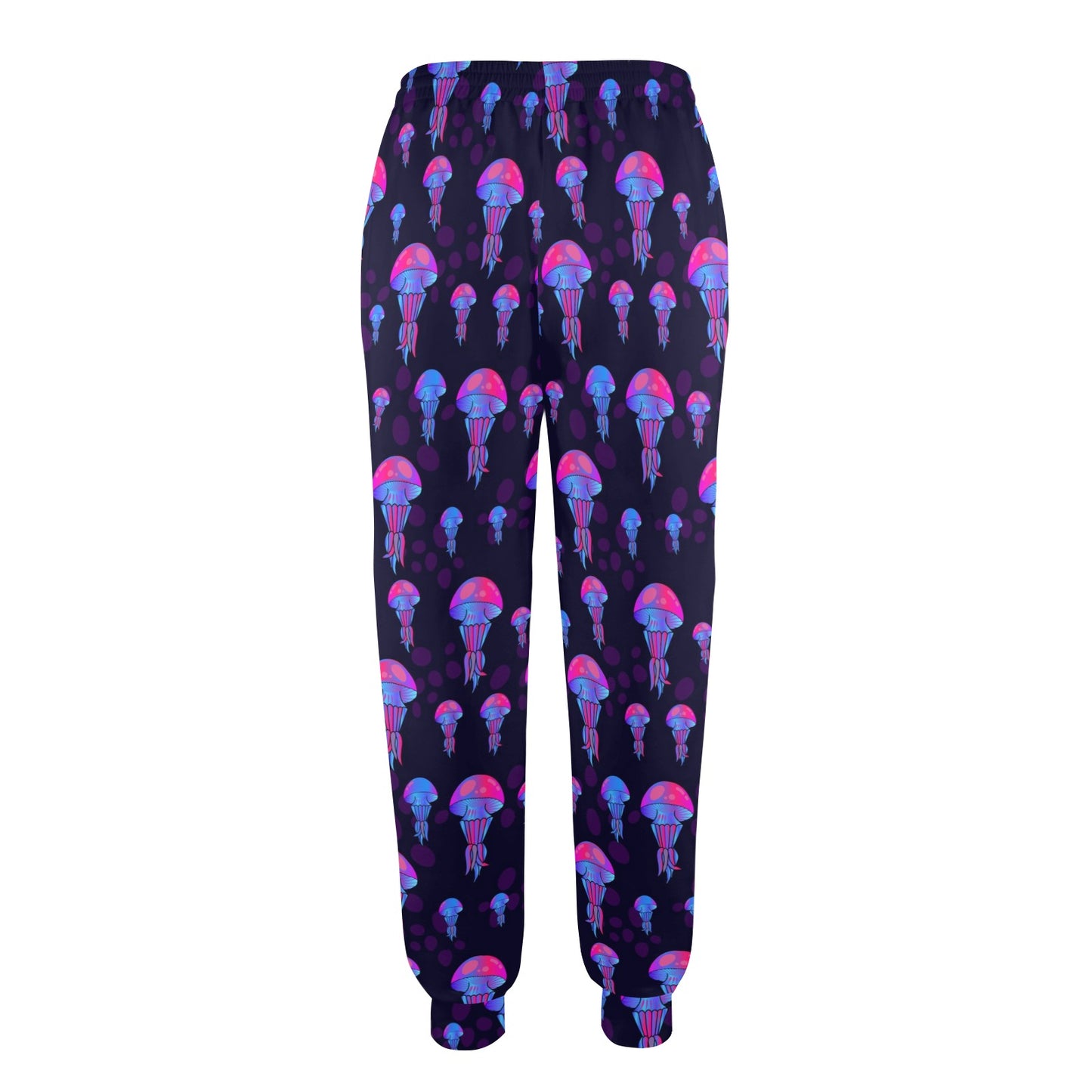Jellyfish Neon Print Women's Casual Track Pants
