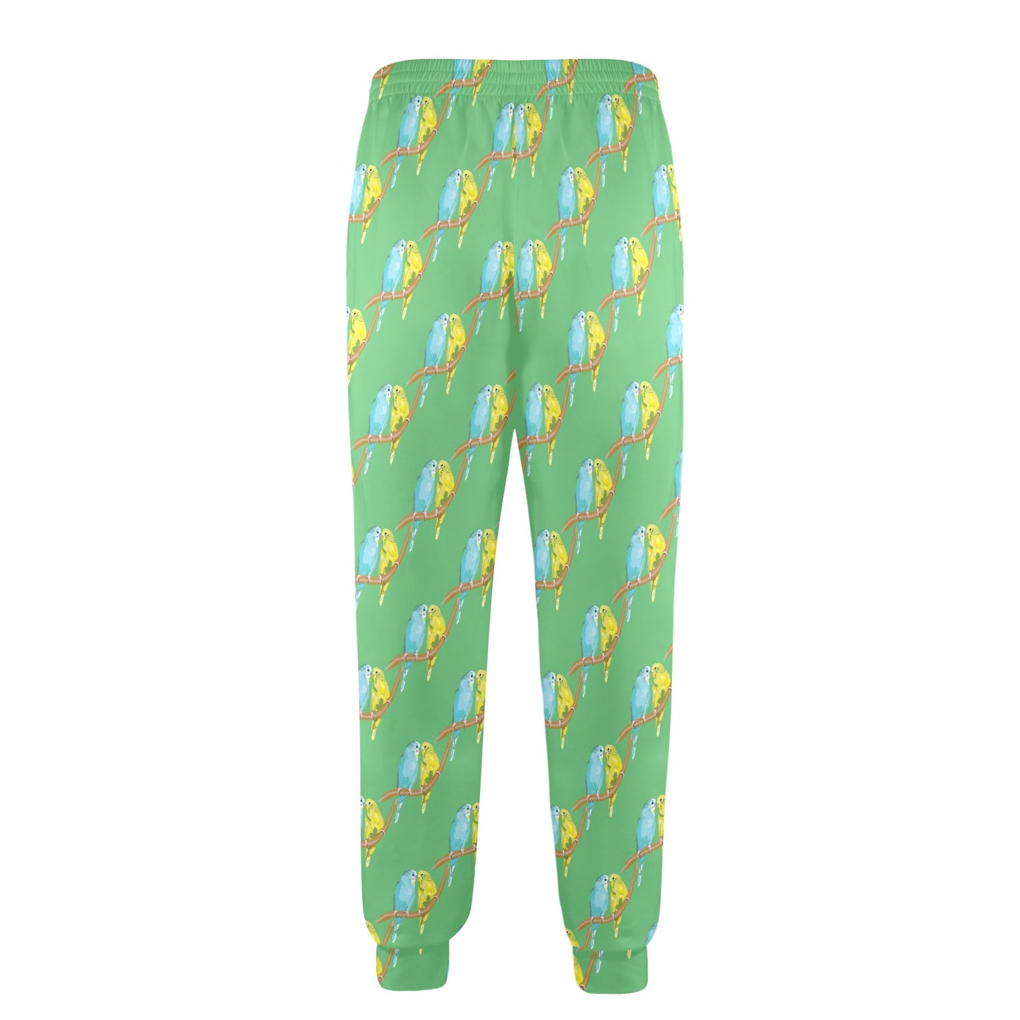 Budgerigar Pattern Print Design 01 Men's Casual Track Pants