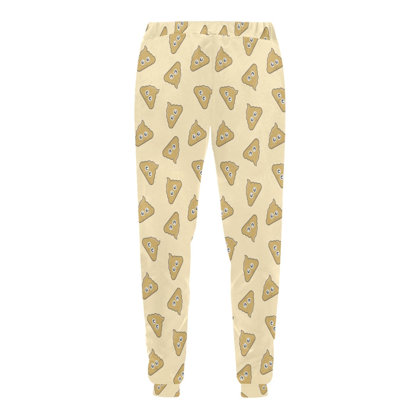 Poop Emoji Pattern Print Design A02 Men's Sweatpants