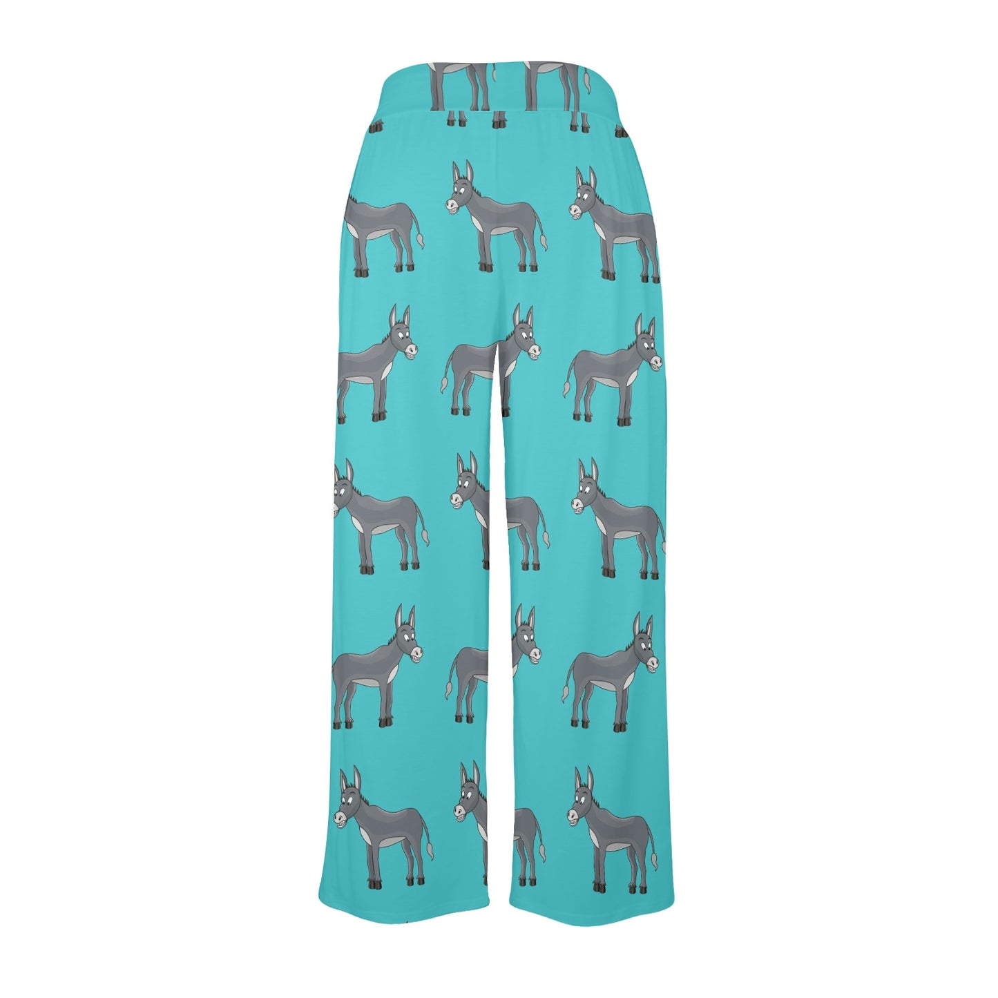 Donkey Pattern Print Design 01 Women's Wide Leg Lounge Pants