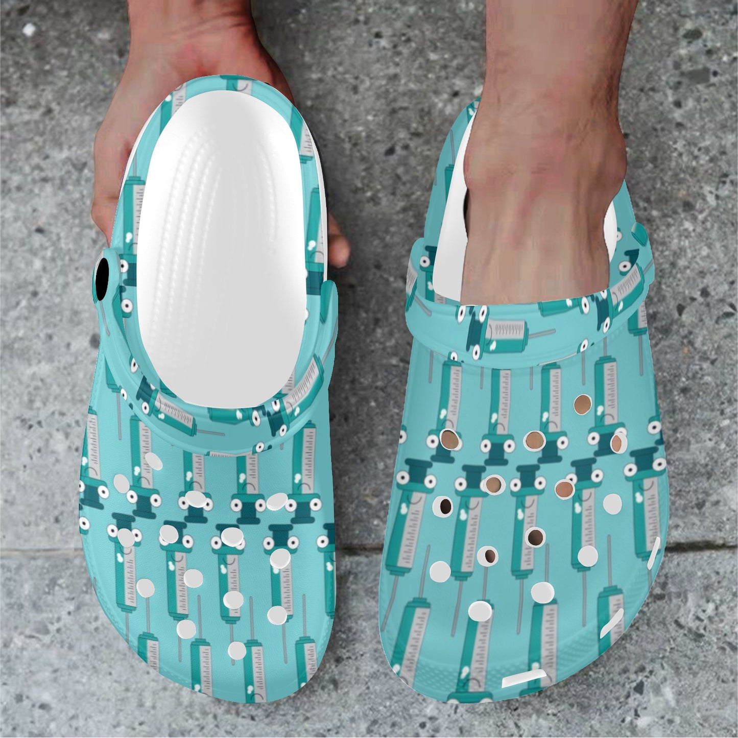 Phlebotomist Concept Design Unisex Clogs Shoes