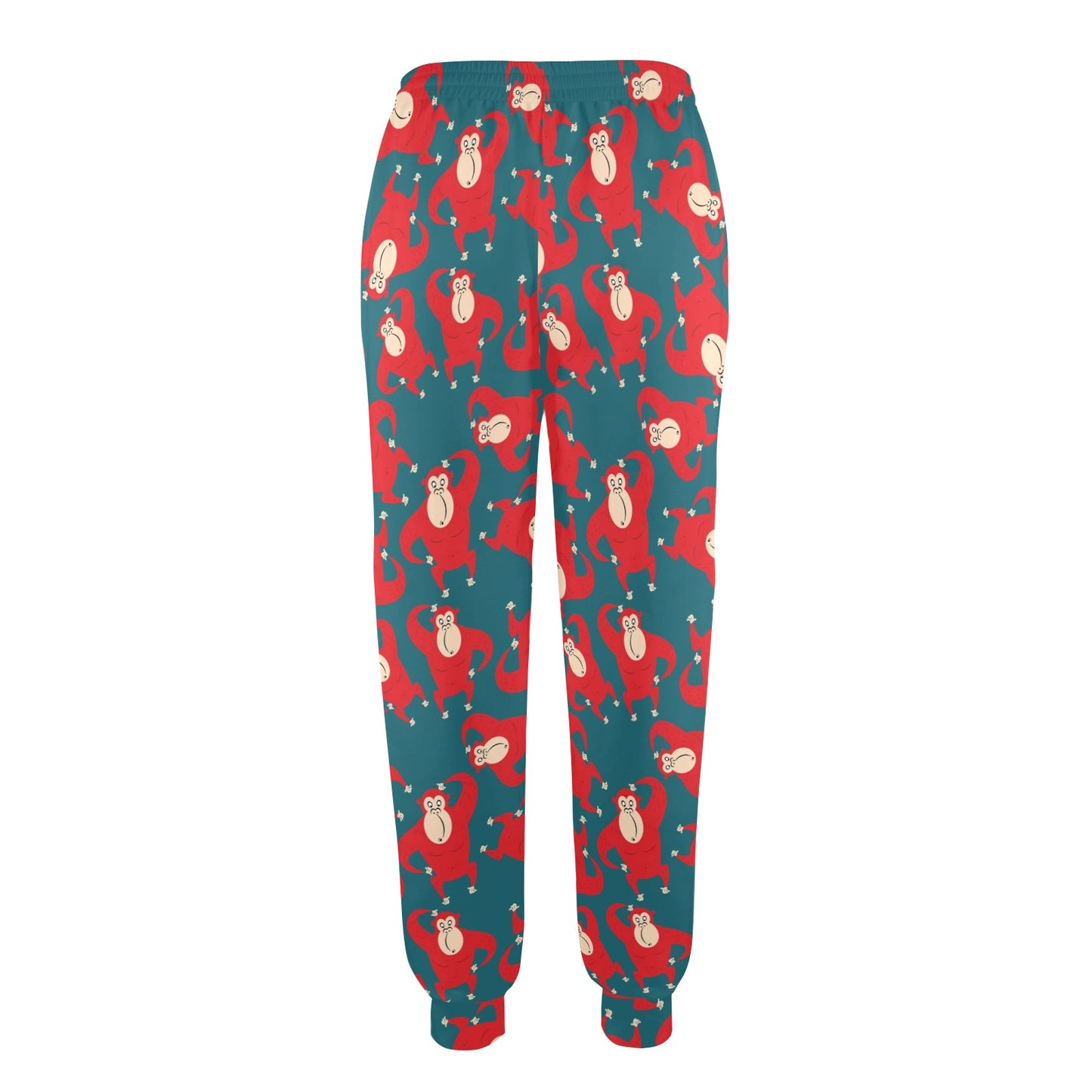 Chimpanzee Pattern Print Design 04 Women's Casual Track Pants