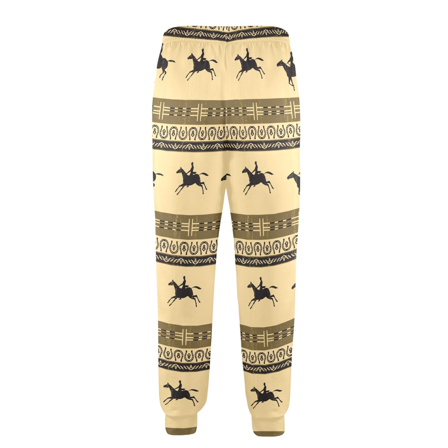 Horse Pattern Prnt Men's Casual Track Pants