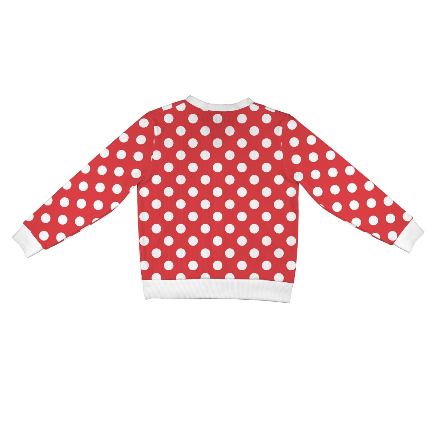 Polka Dot Red Pattern Print Design 04 Women's Cardigan