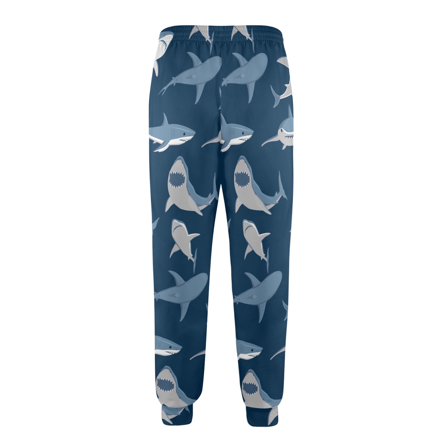 Shark Action Pattern Men's Casual Track Pants