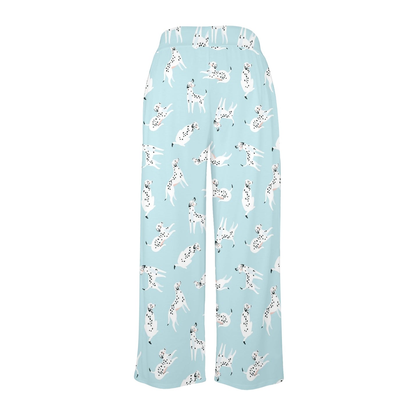 Dalmatians Design Print Pattern JJ052 Women's Wide Leg Lounge Pants
