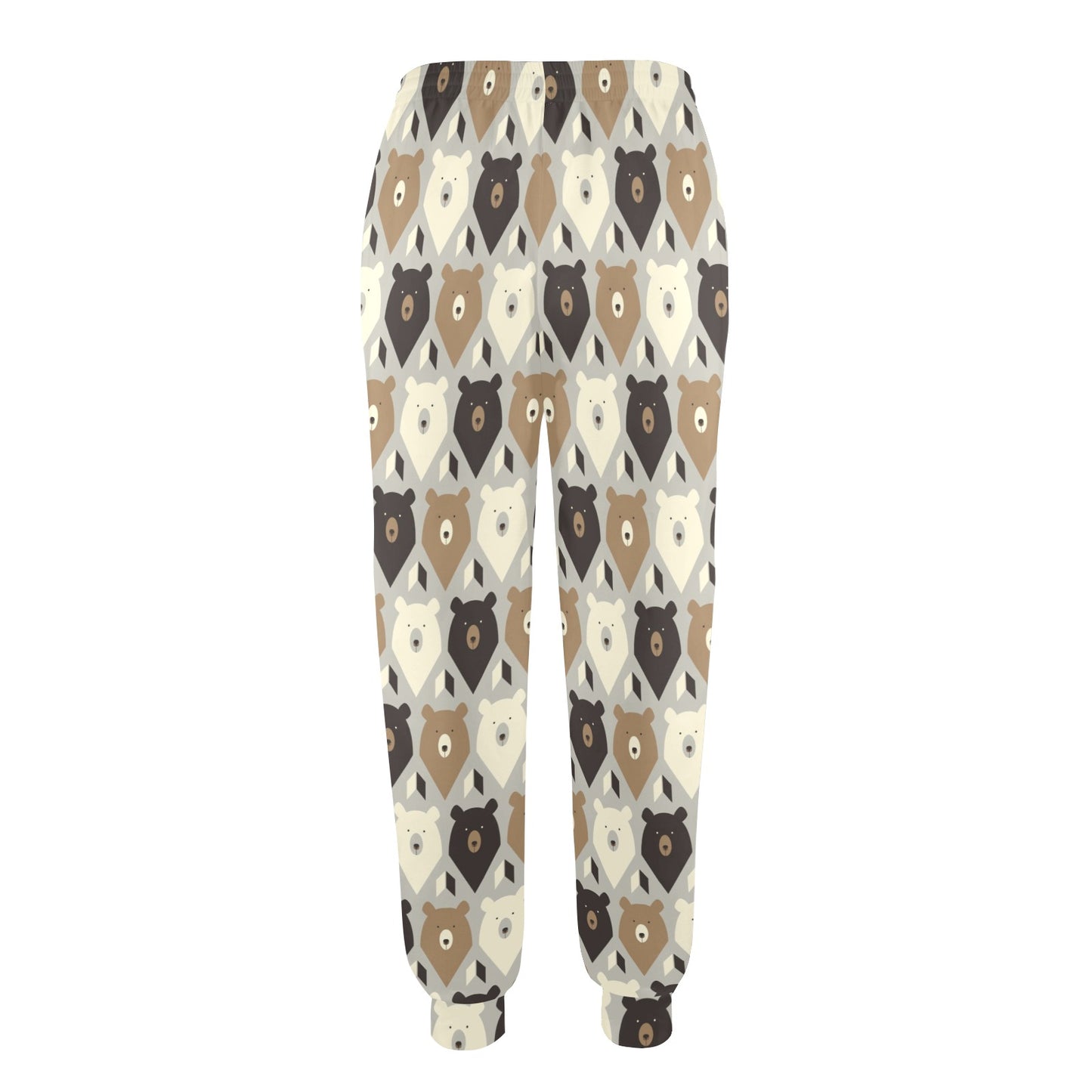 Bear Pattern Print Design 04 Women's Casual Track Pants