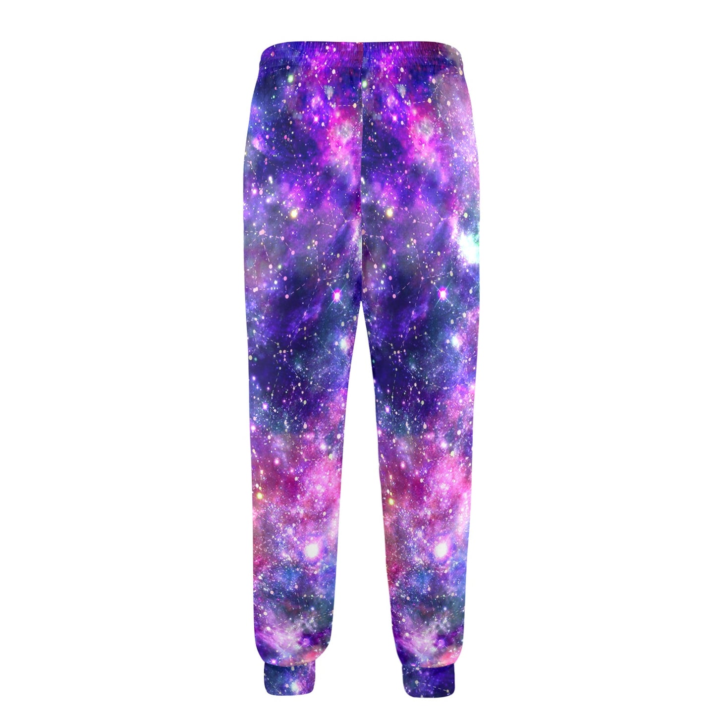 Galaxy Night Stardust Space Print Men's Casual Track Pants