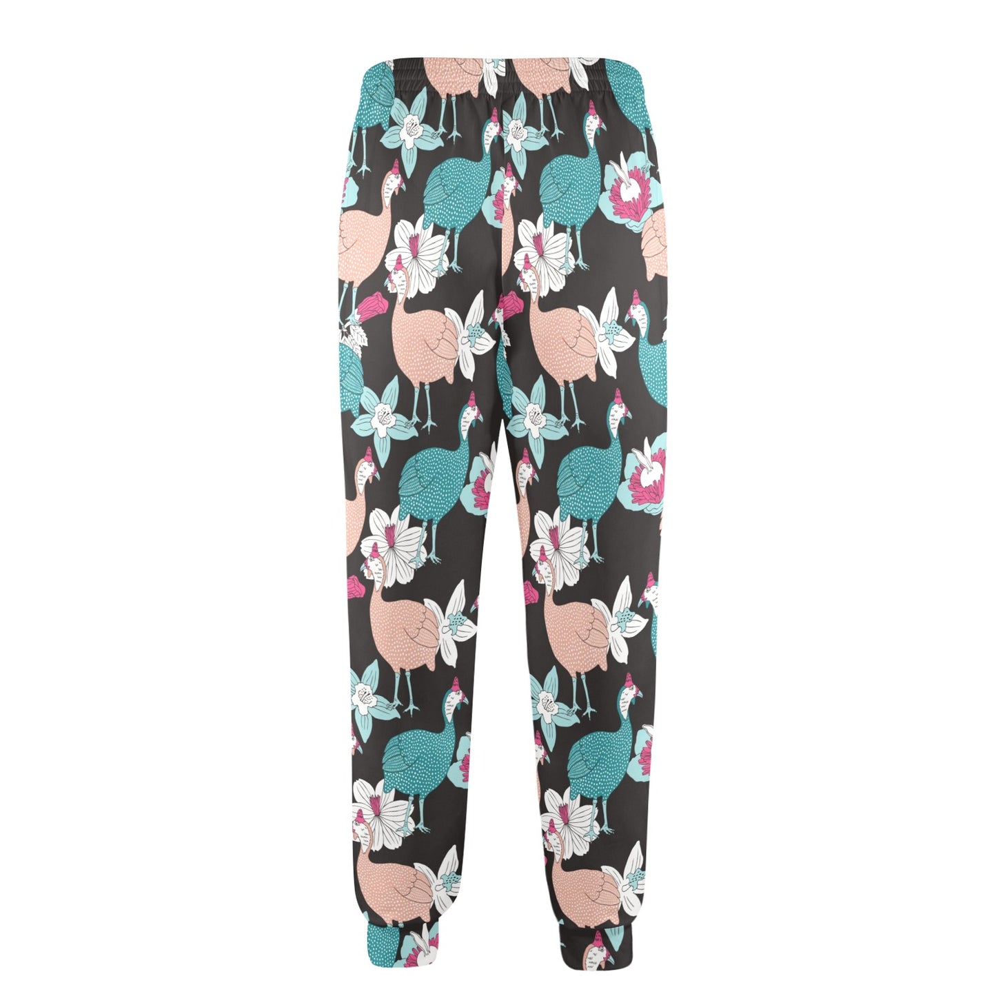 Guinea Fowl Pattern Print Design 03 Men's Casual Track Pants