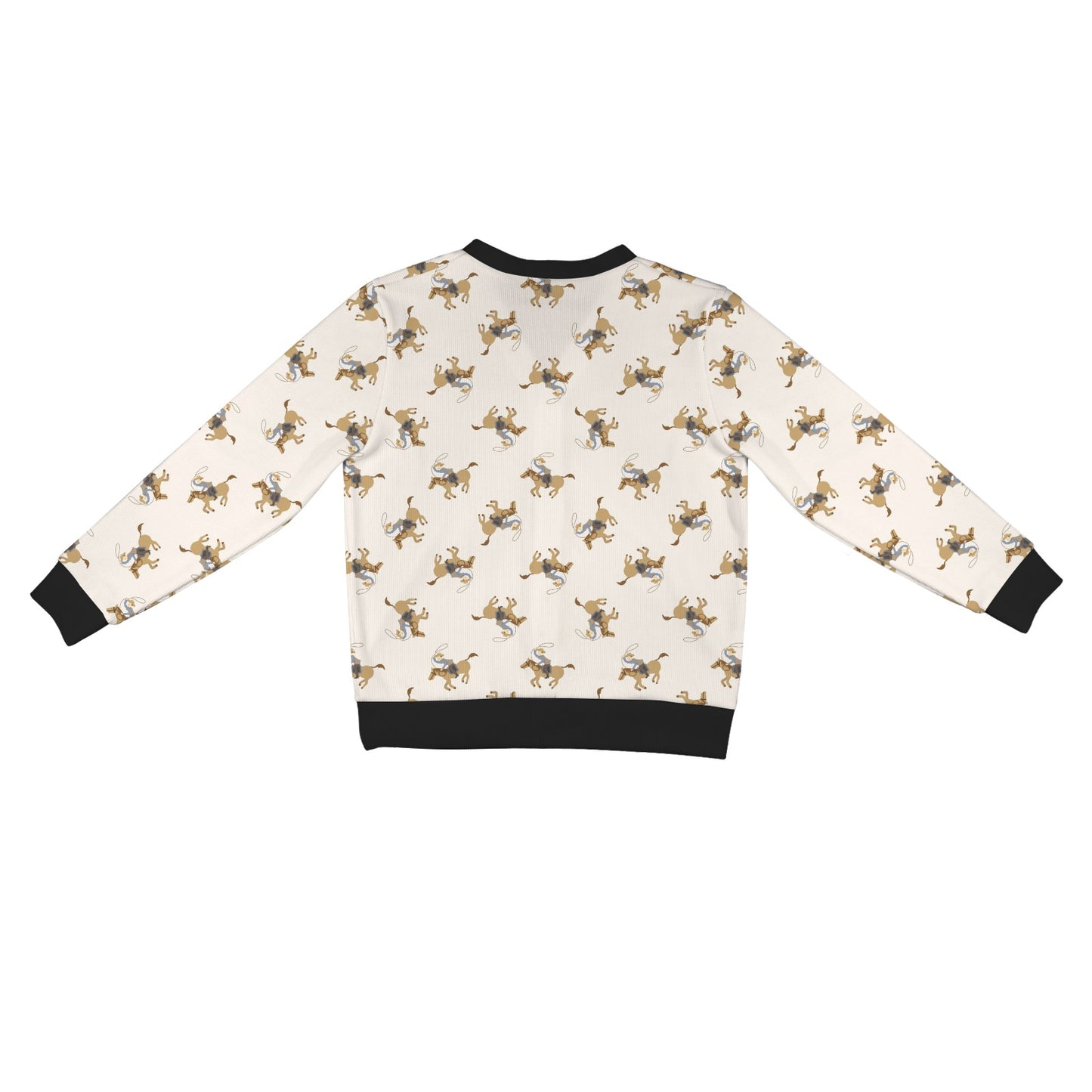 Cowboy Pattern Print Design 01 Women's Cardigan