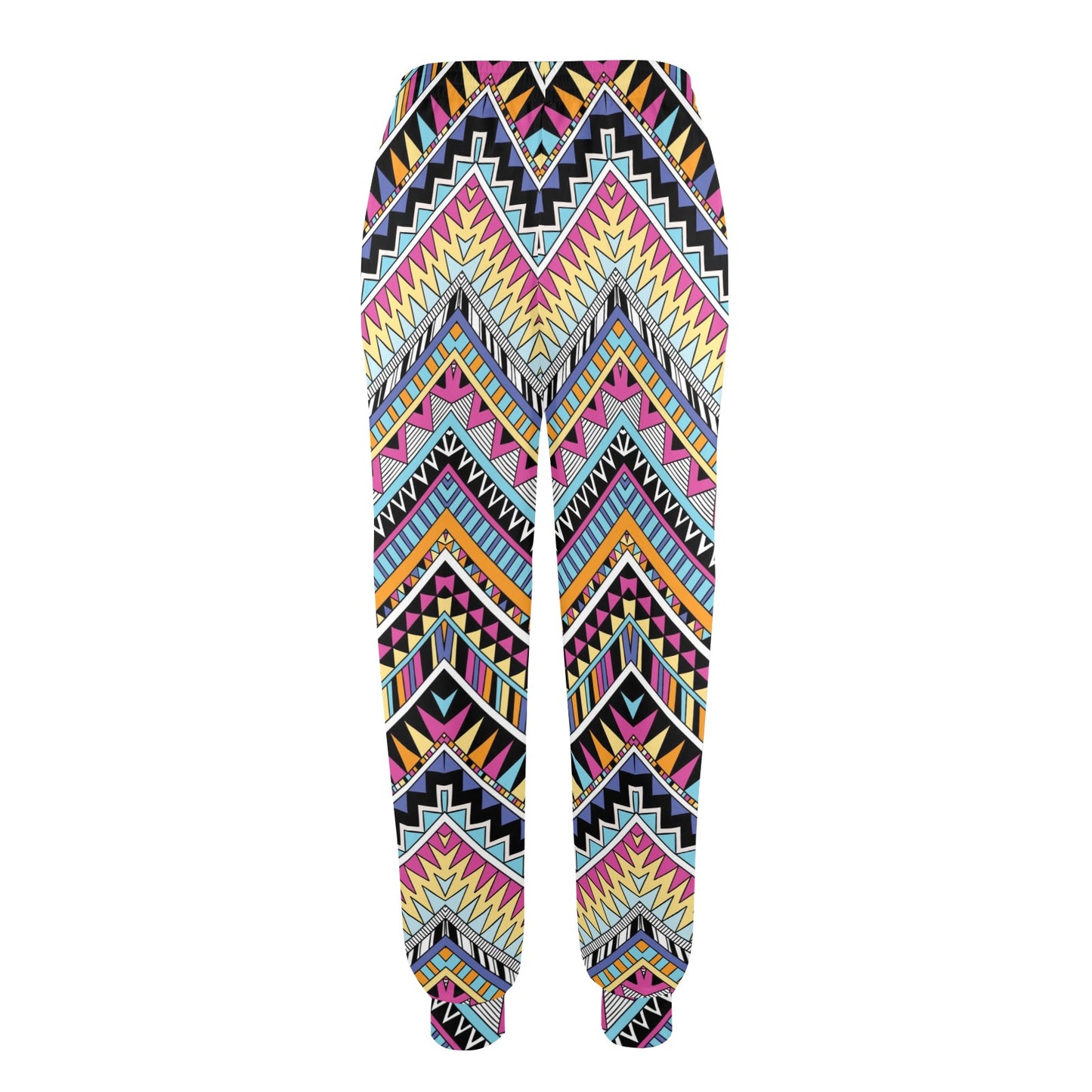 Multicolor zigzag Tribal Aztec Women's Casual Track Pants