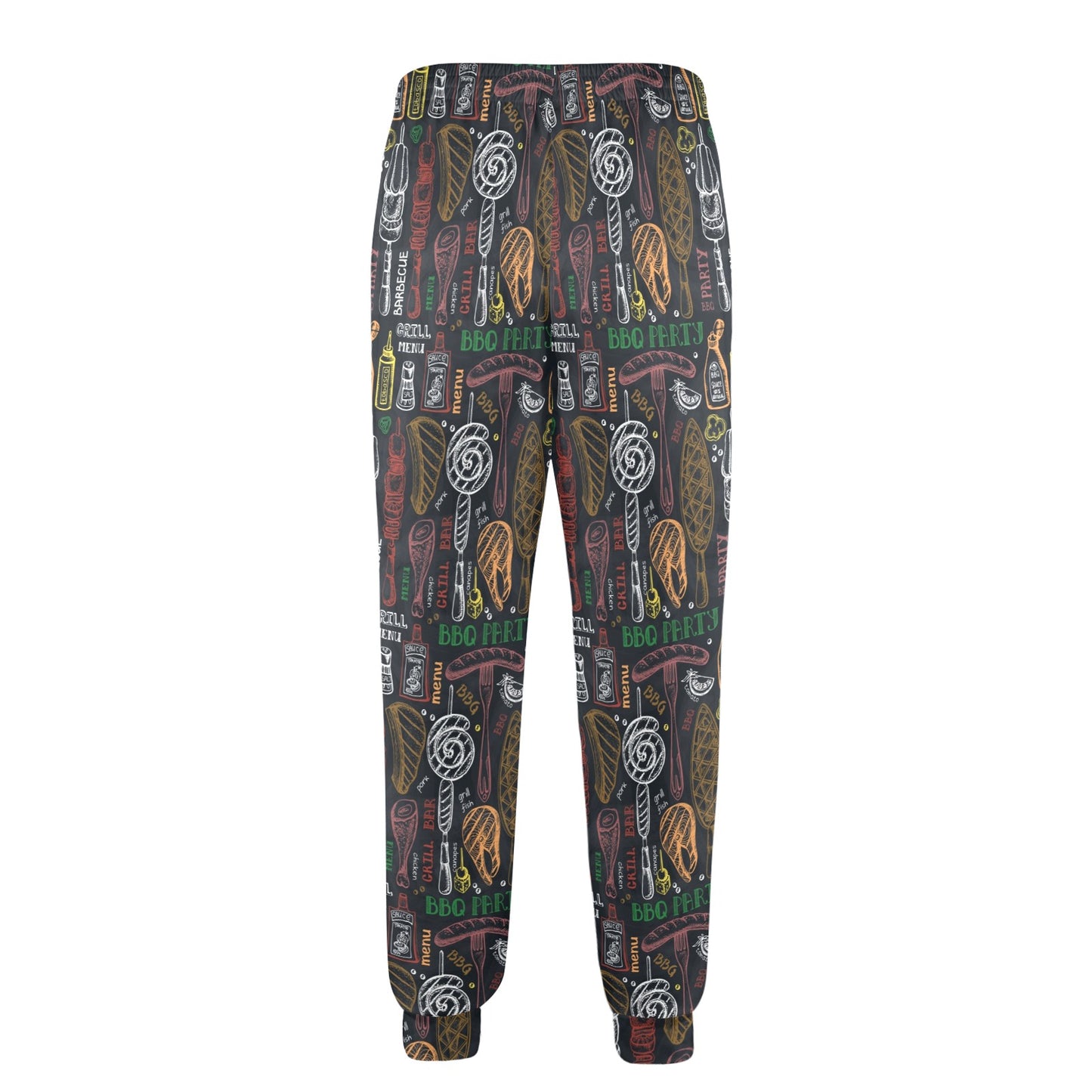Barbecue Pattern Print Design 03 Men's Casual Track Pants