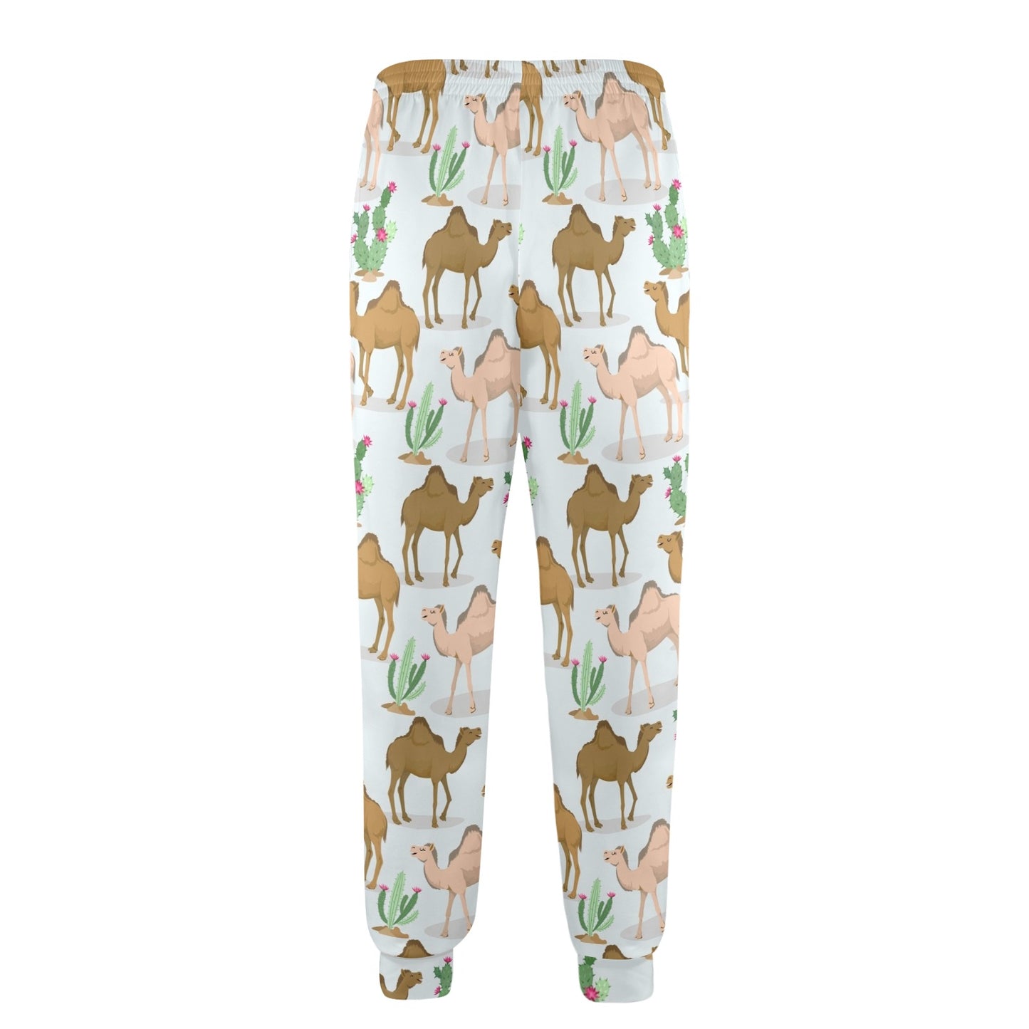 Camel cactus Design Print Pattern JJ027 Men's Casual Track Pants