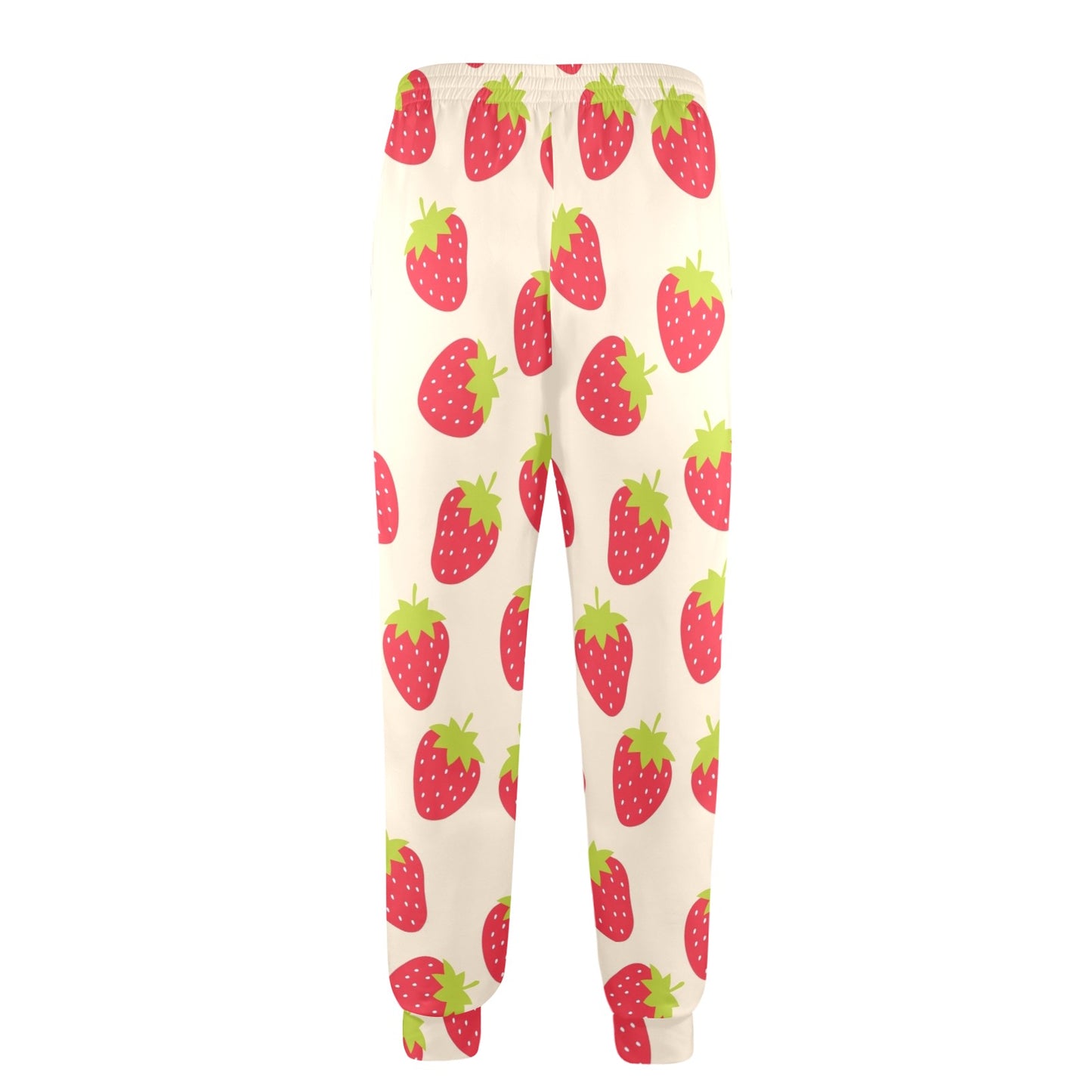 Strawberry Pattern Print Design SB02 Men's Casual Track Pants