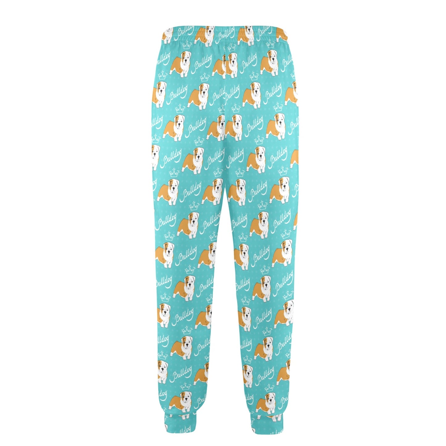 Bulldogs Pattern Print Design 05 Men's Casual Track Pants