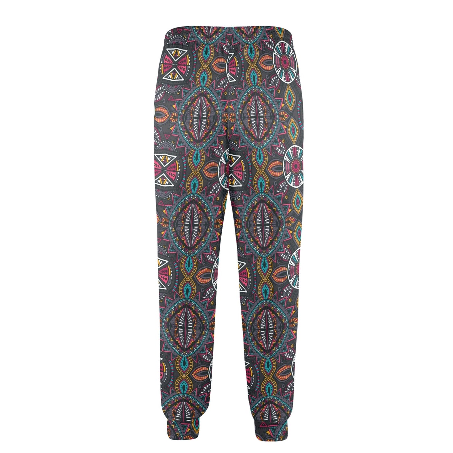 Ethnic Design Print Pattern JJ0137 Men's Casual Track Pants