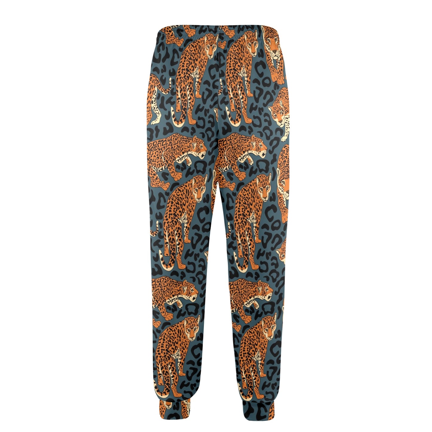 Jaguar Pattern Print Design 04 Men's Casual Track Pants