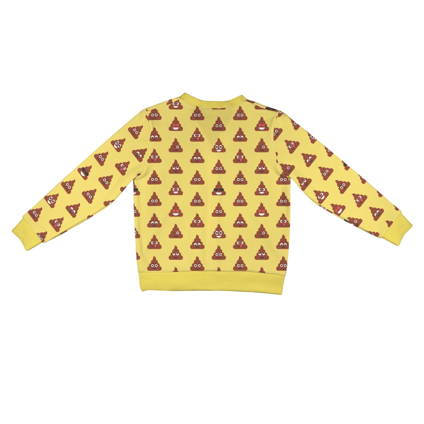 Emoji Poop Print Pattern Women's Cardigan