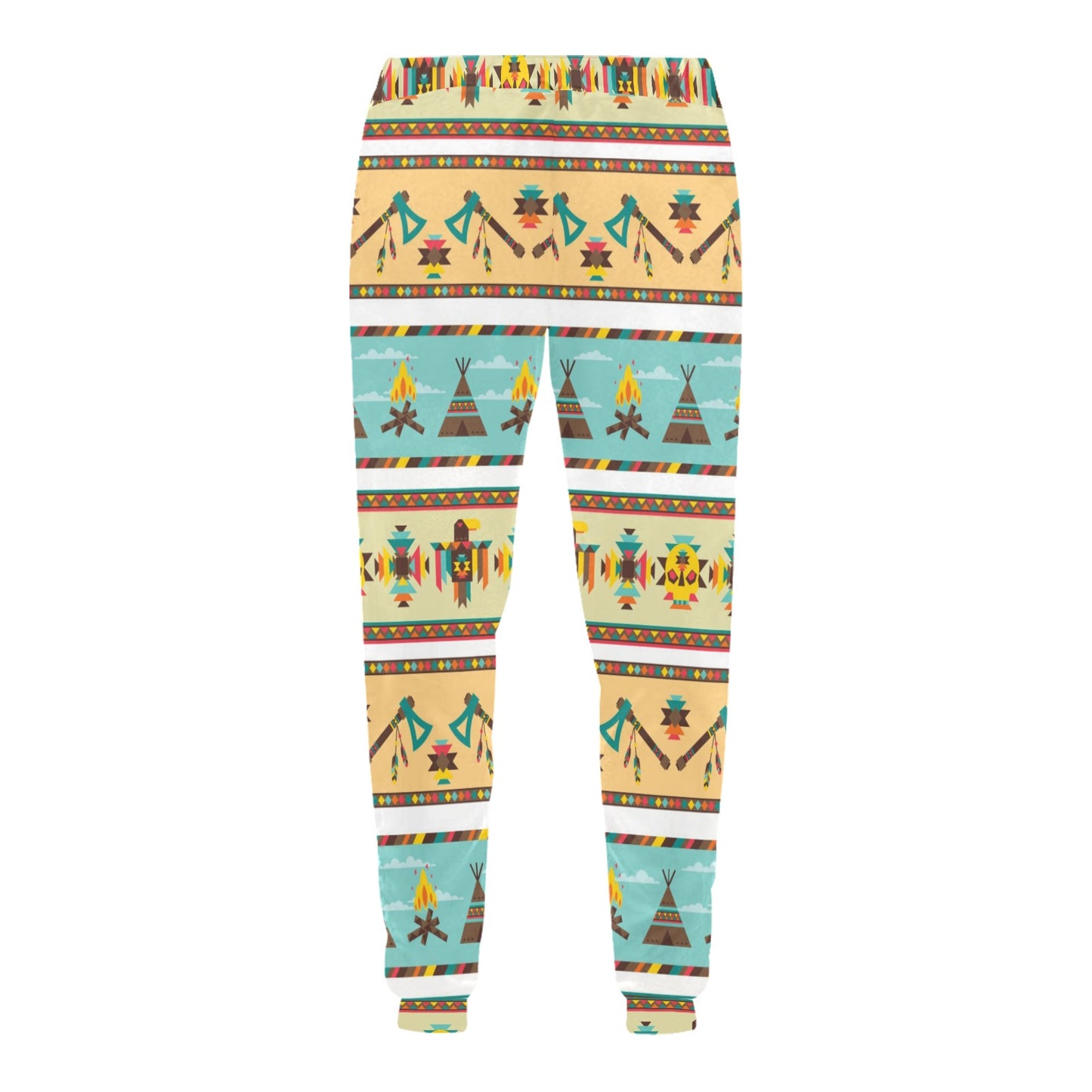 American indian Life Pattern Men's Sweatpants