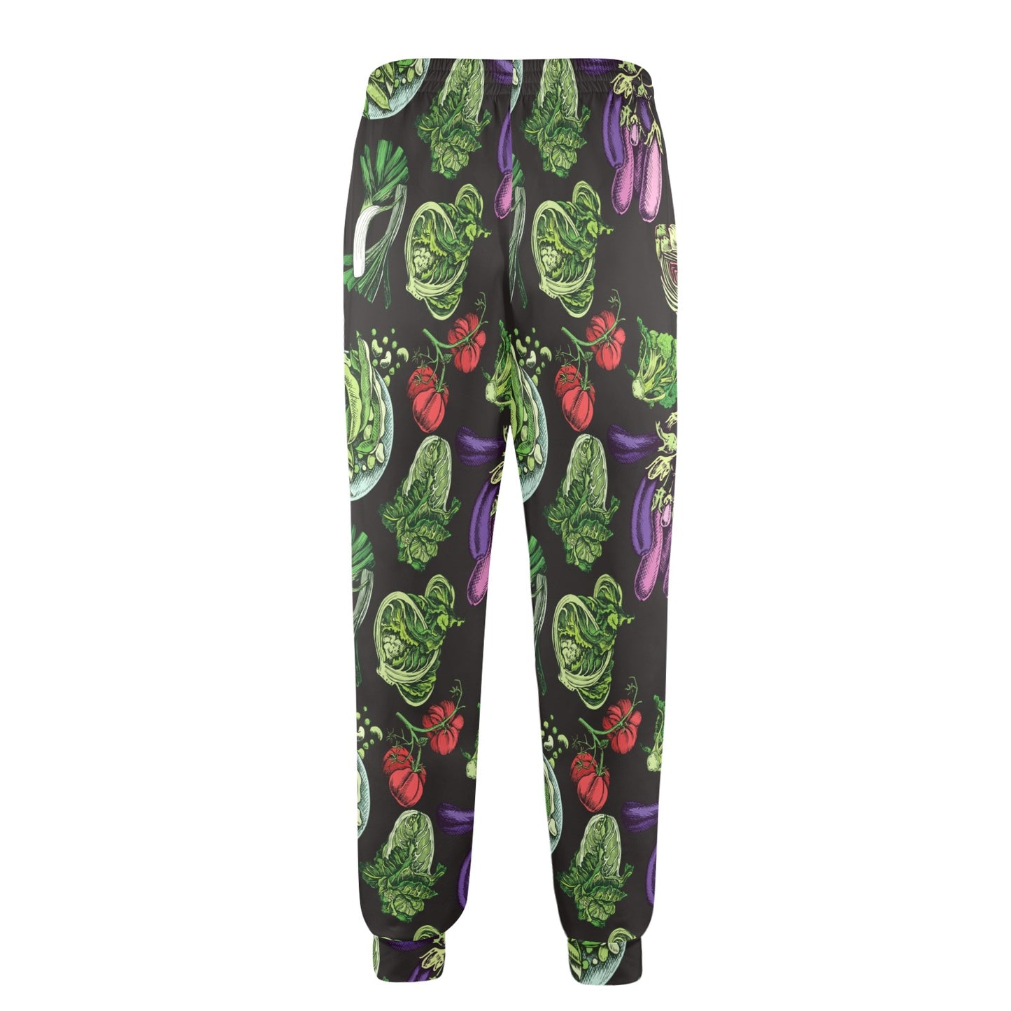 Lettuce Pattern Print Design 01 Men's Casual Track Pants